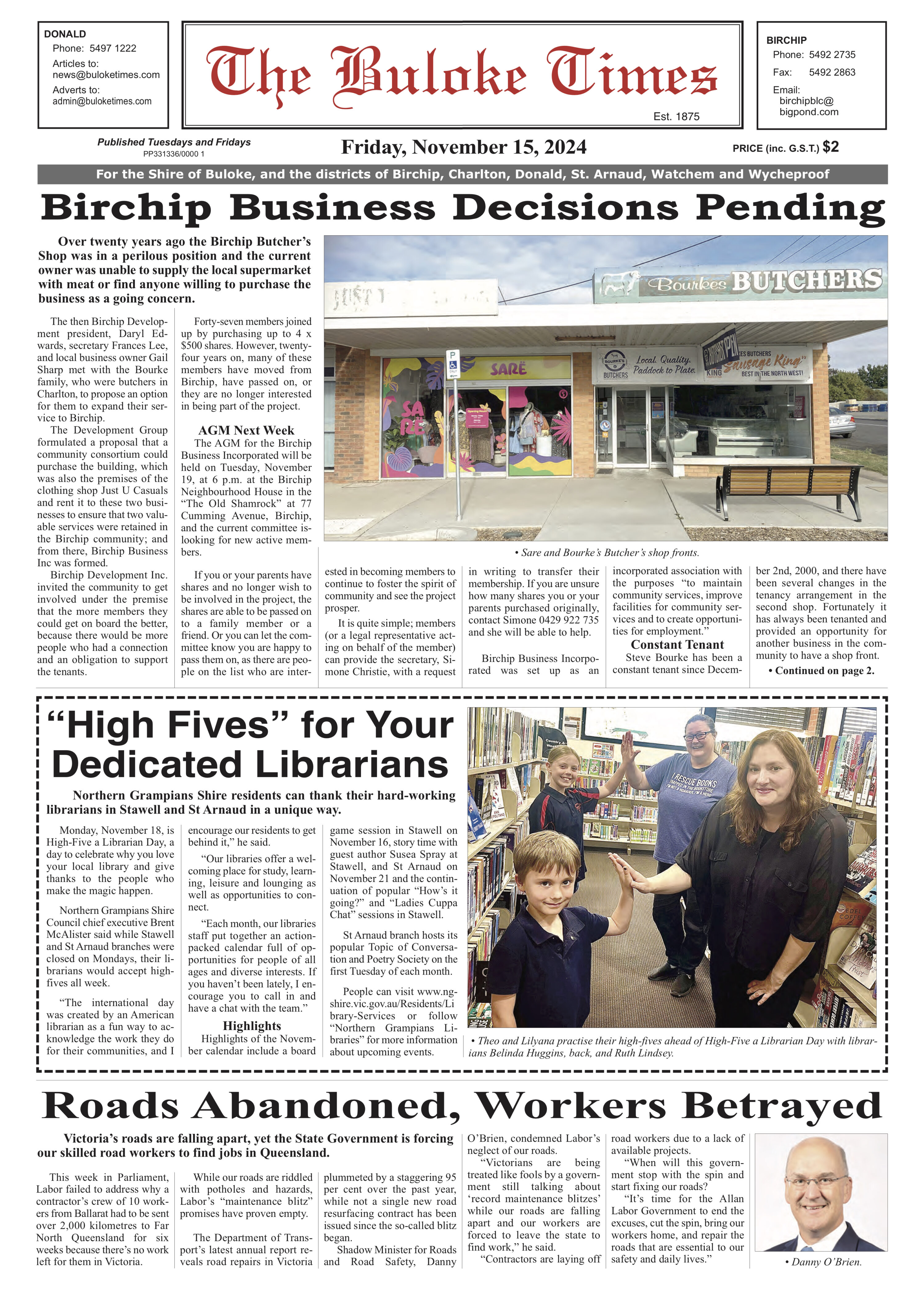 The Buloke Times 15 November 2024