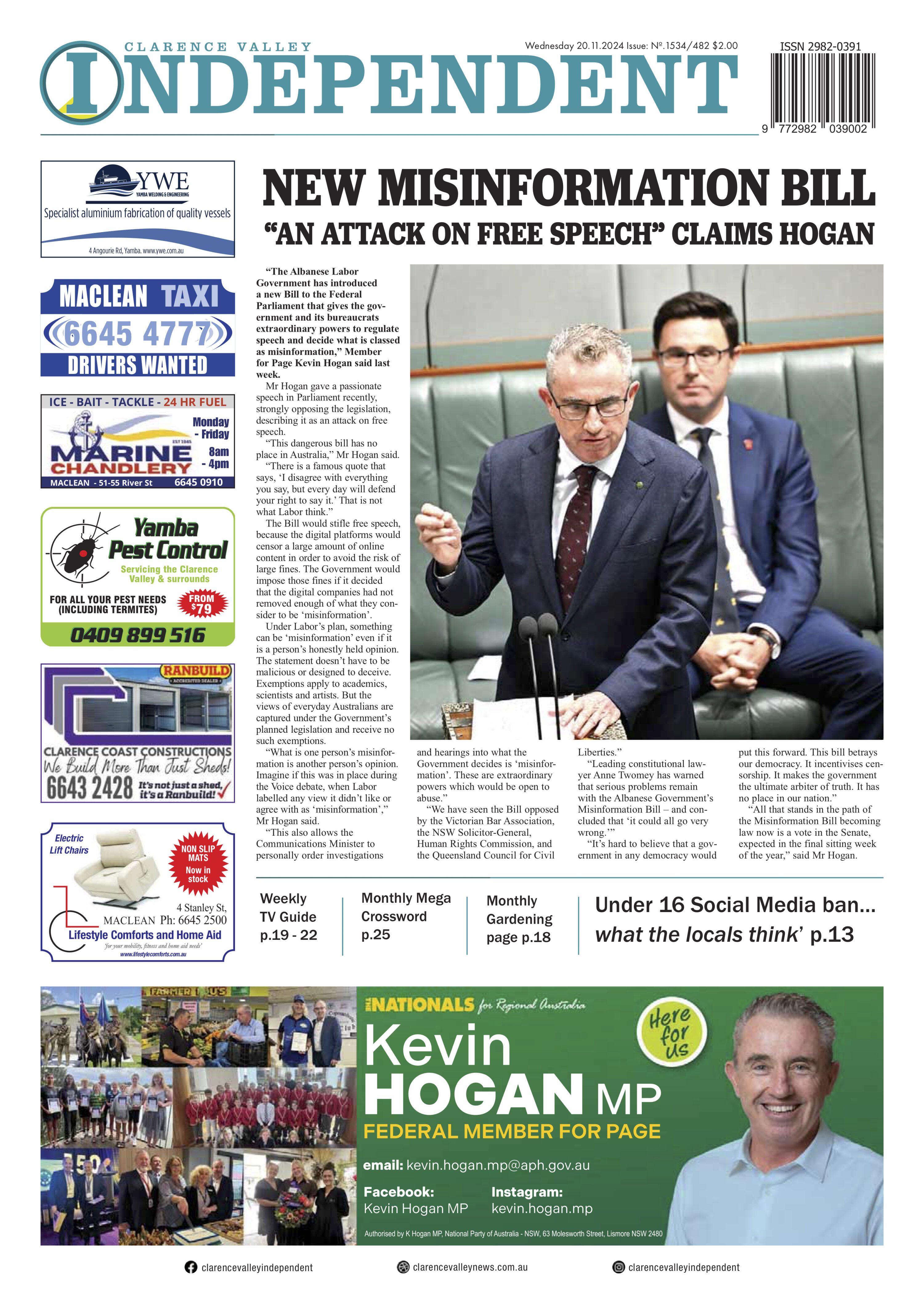 Clarence Valley Independent 20 November 2024