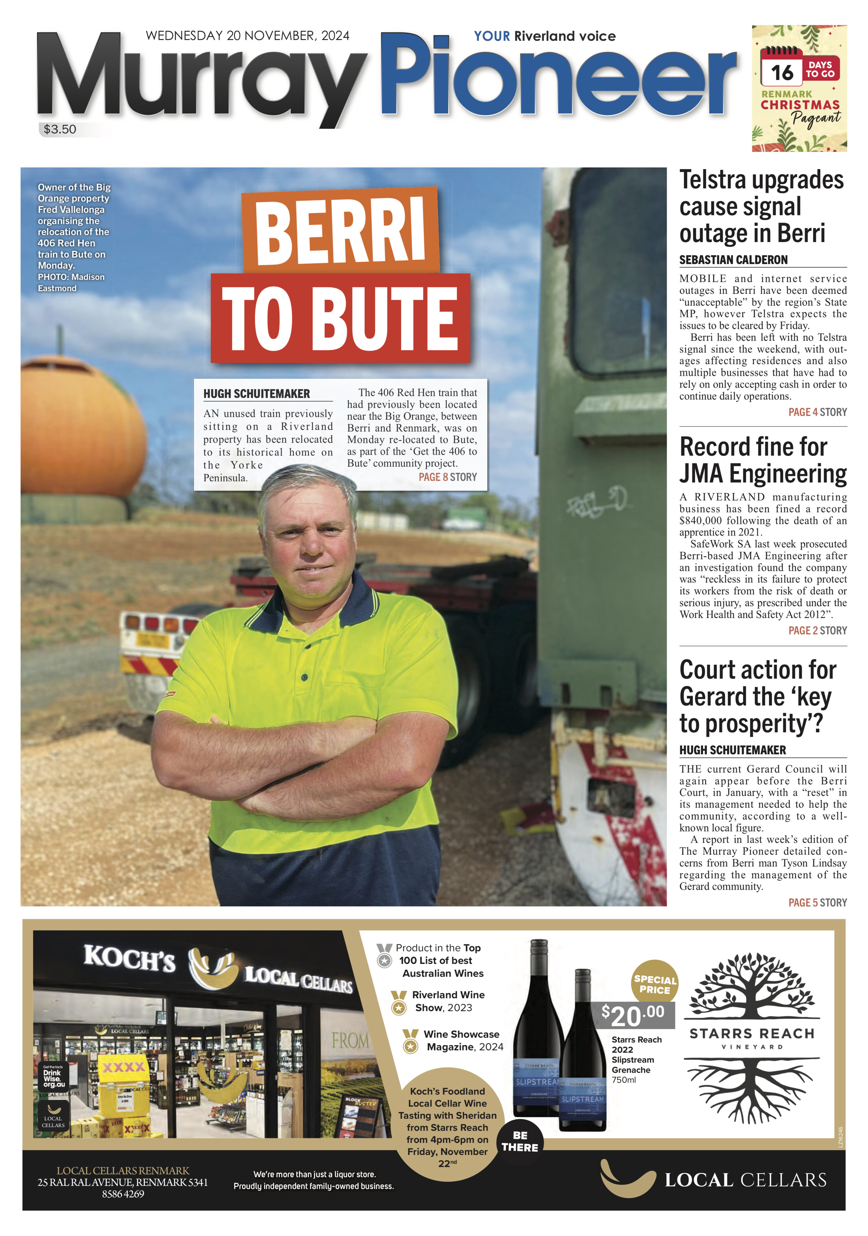 Murray Pioneer 20 November 2024