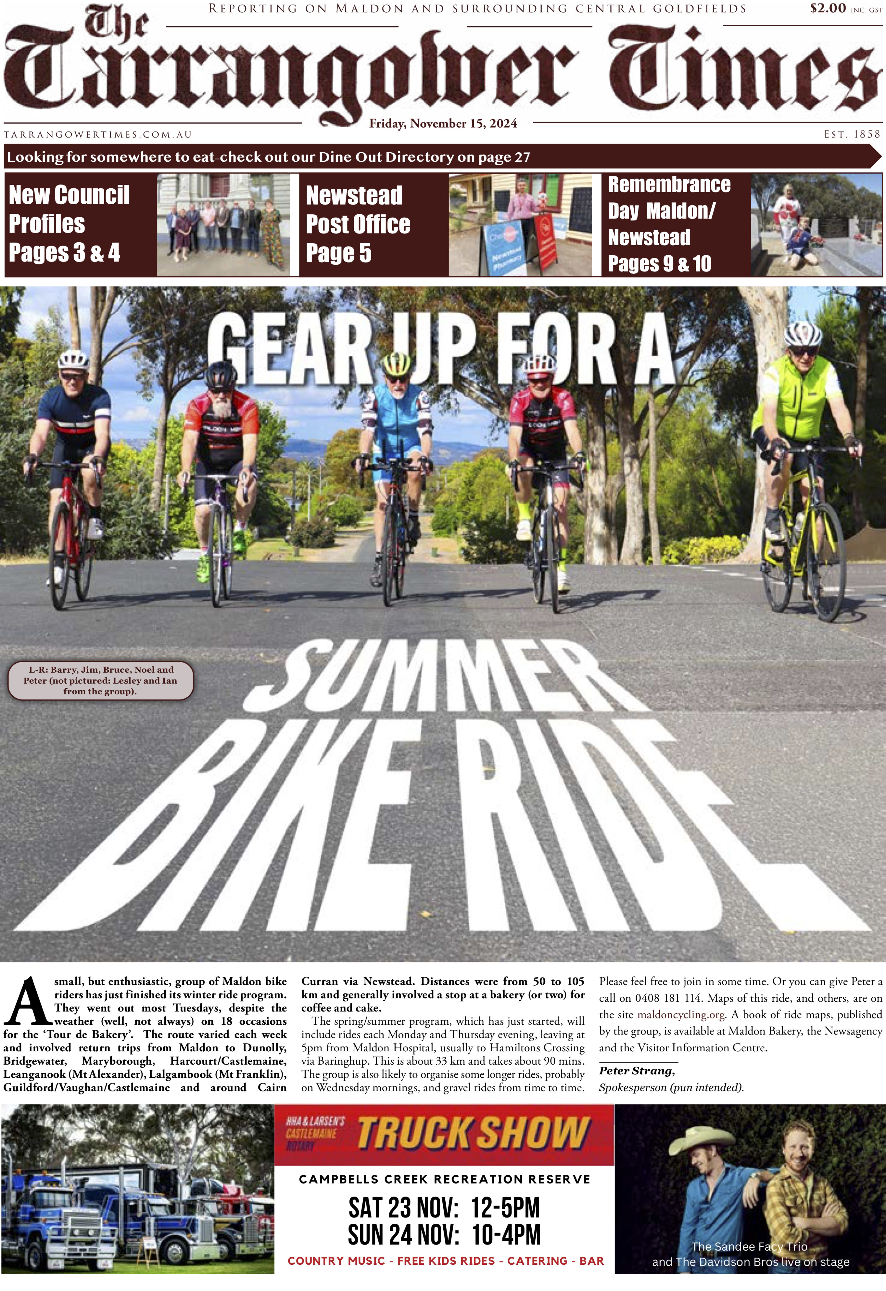 Tarrangower Times 15 November 2024