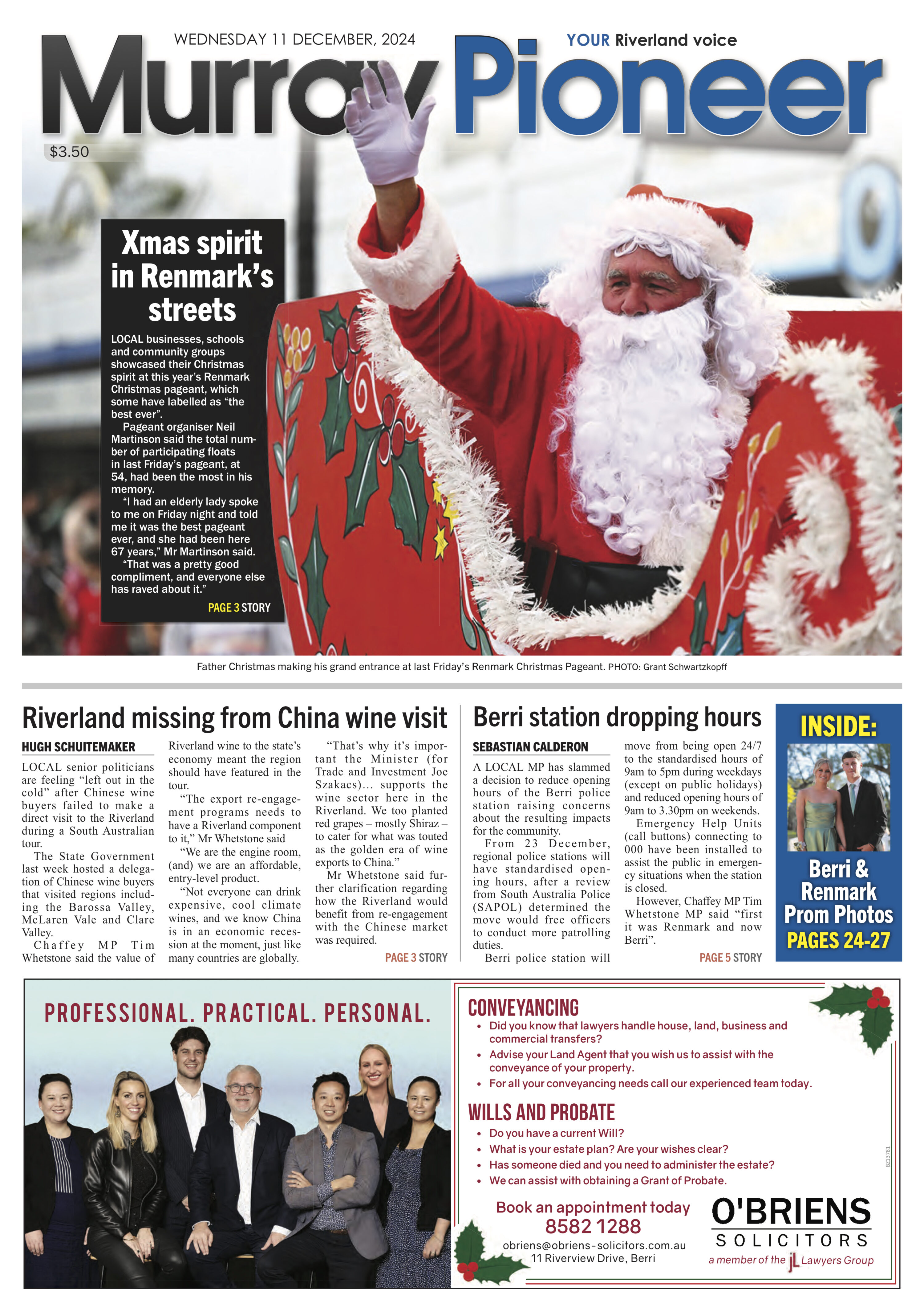 Murray Pioneer 11 December 2024