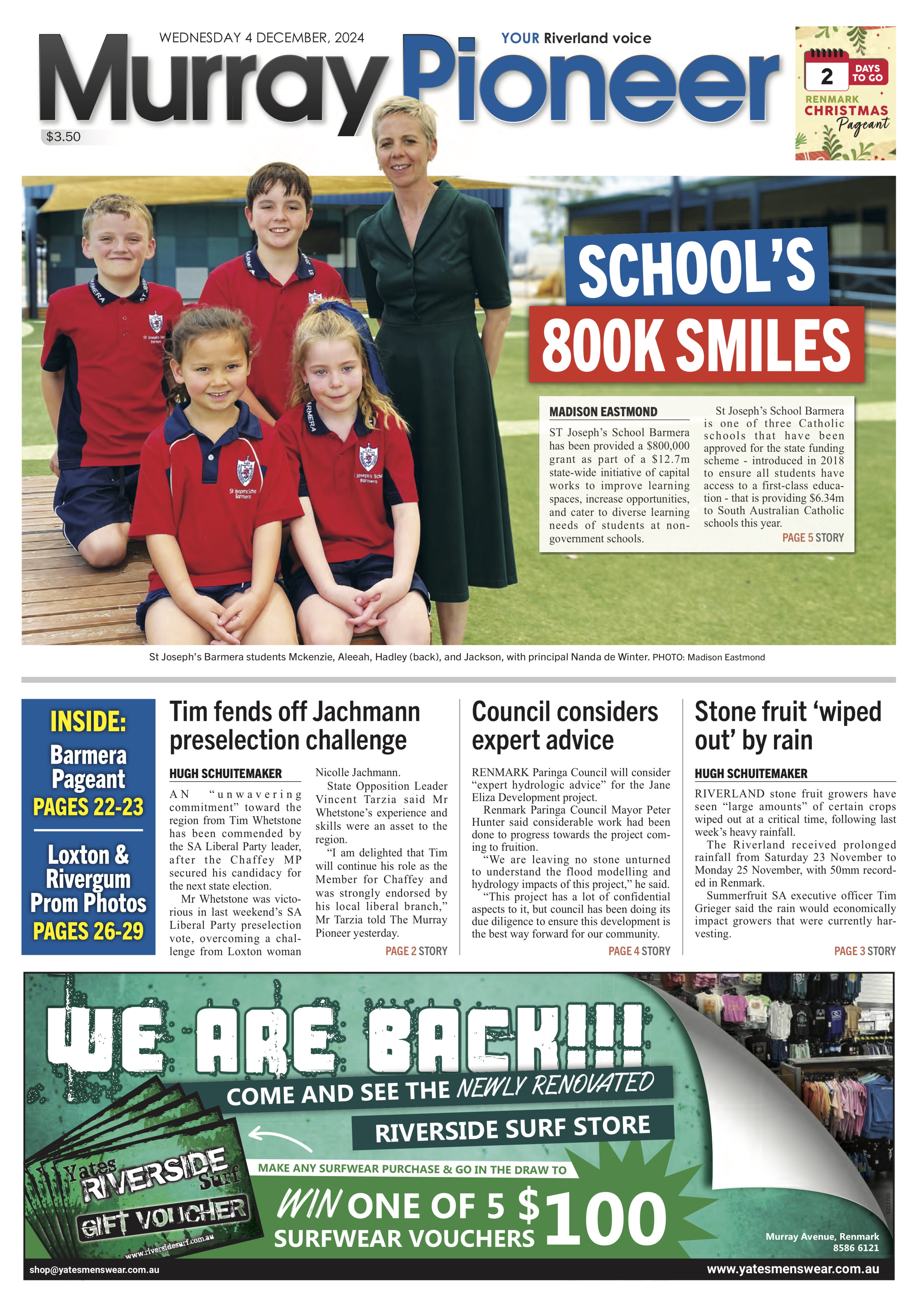 Murray Pioneer 4 December 2024