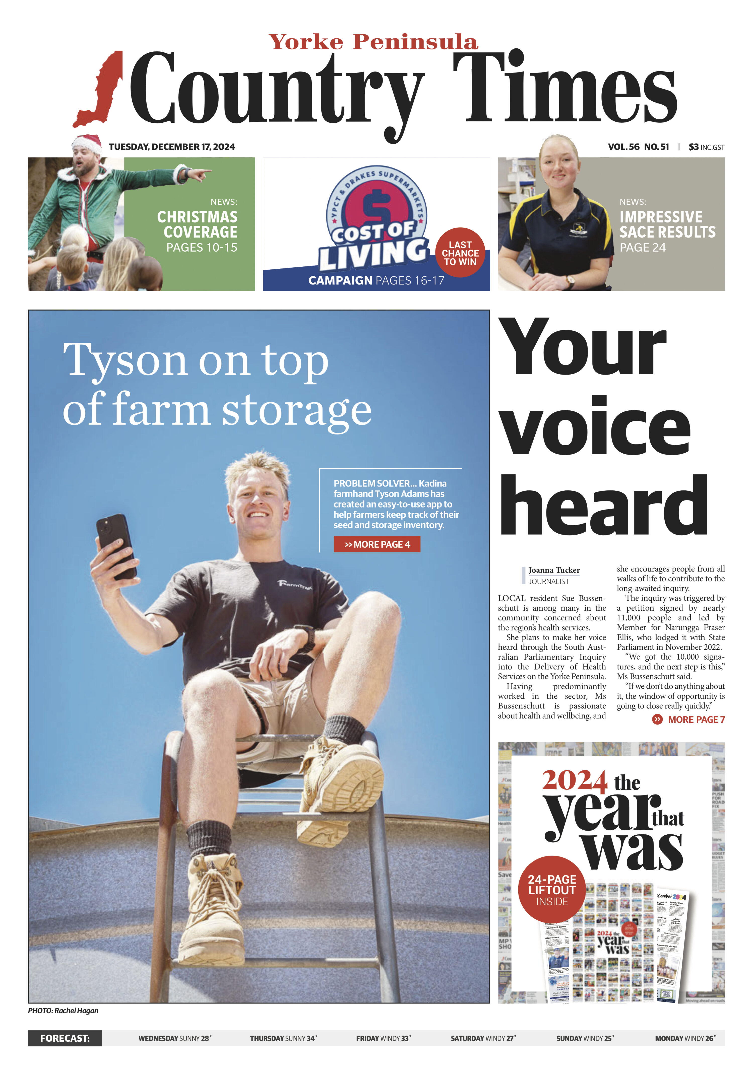 Yorke Peninsula Country Times 17 December 2024