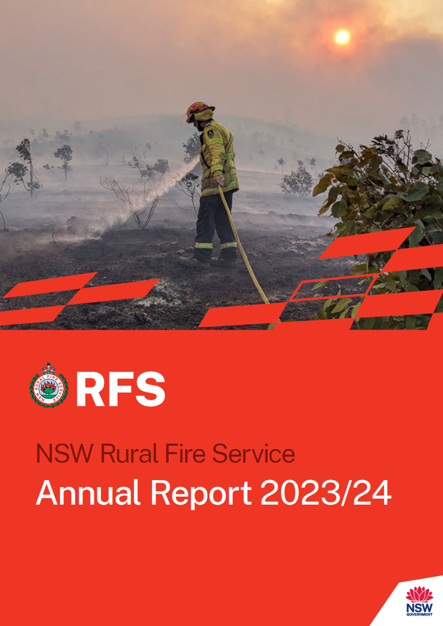 NSW RFS Annual Report 2023-24 cover
