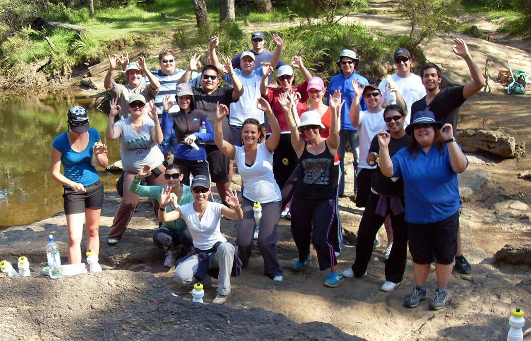 Motivated at a WA team challenge