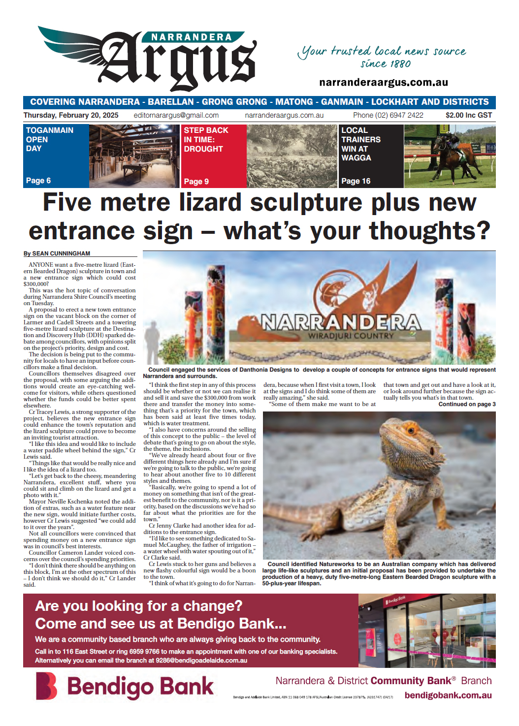 Narrandera Argus 20 February 2025