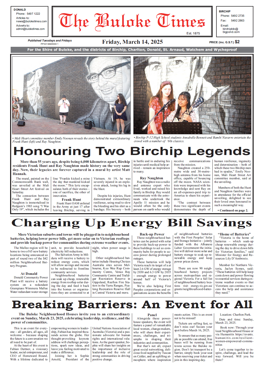 The Buloke Times 14 March 2025