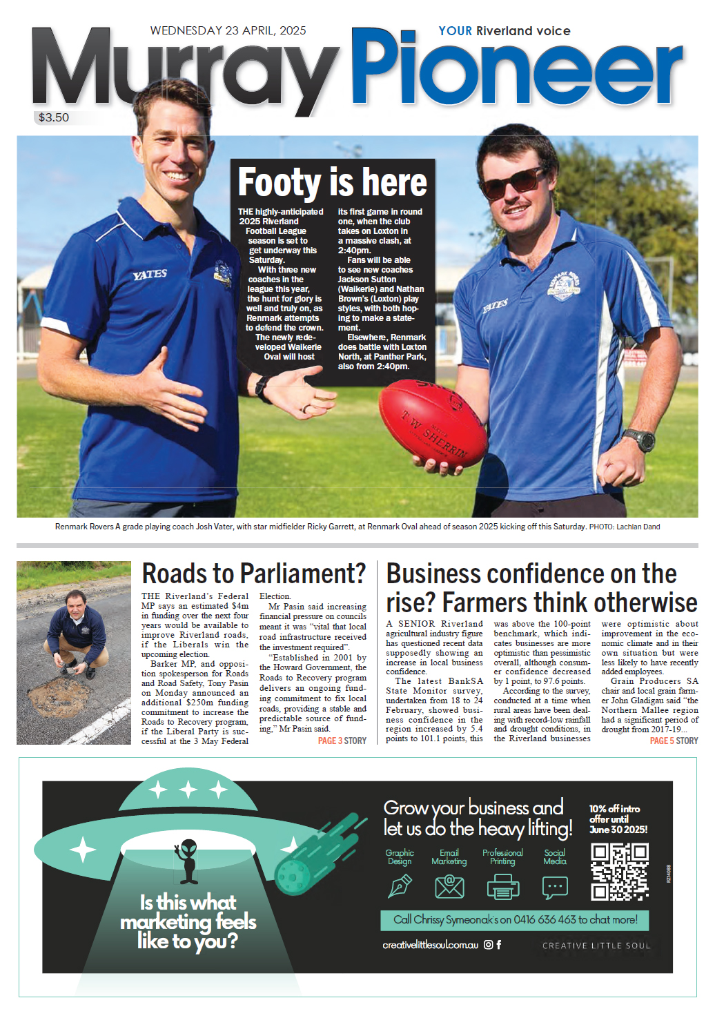 Murray Pioneer 23 April 2025