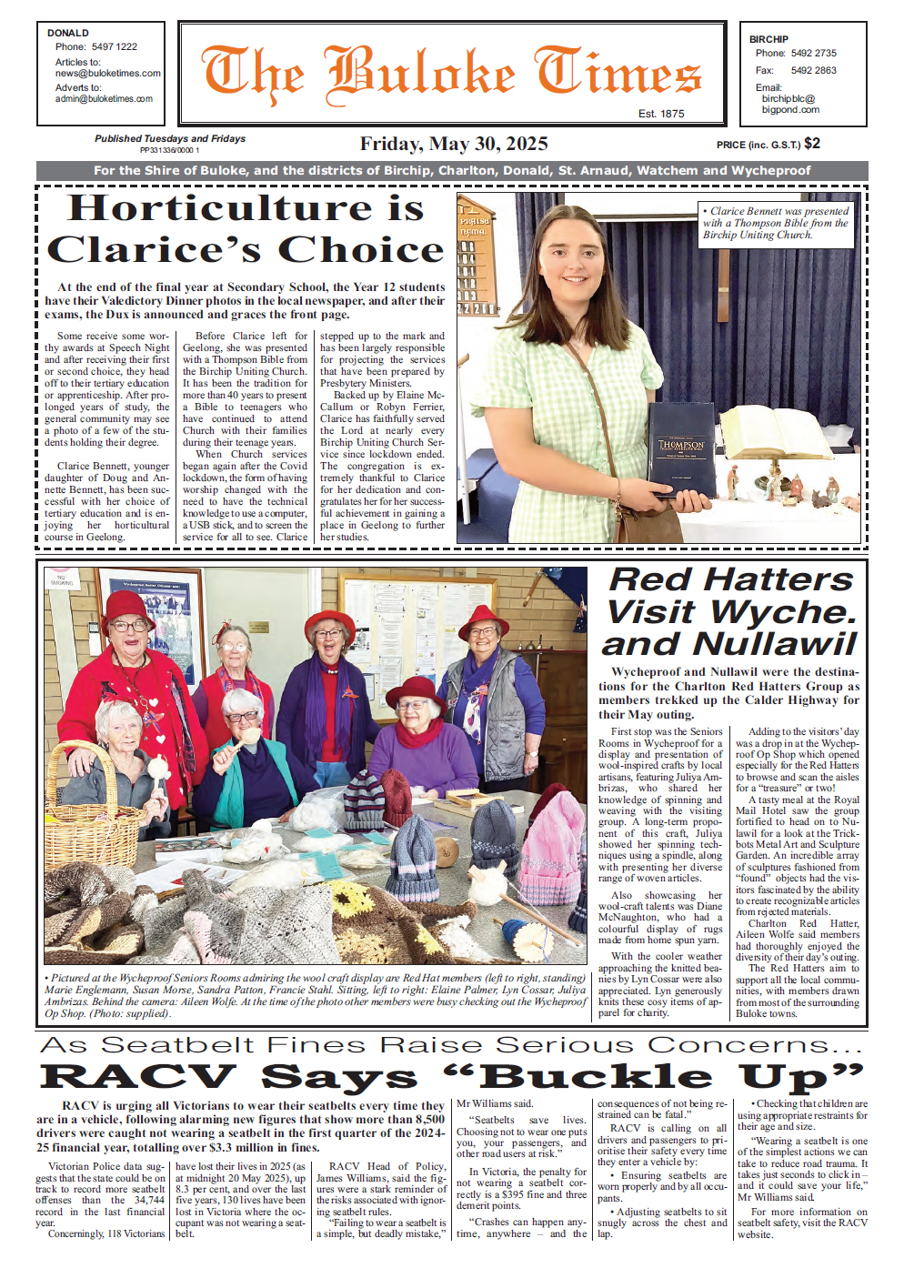The Buloke Times 30 May 2025