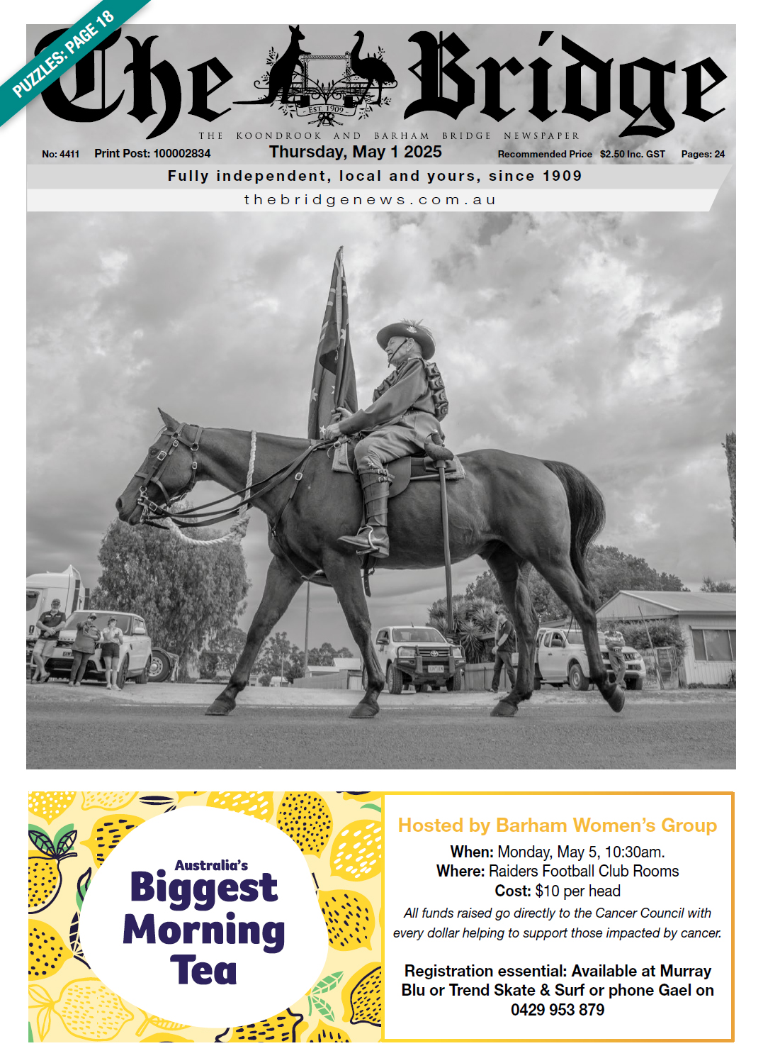 The Koondrook and Barham Bridge Newspaper 1 May 2025