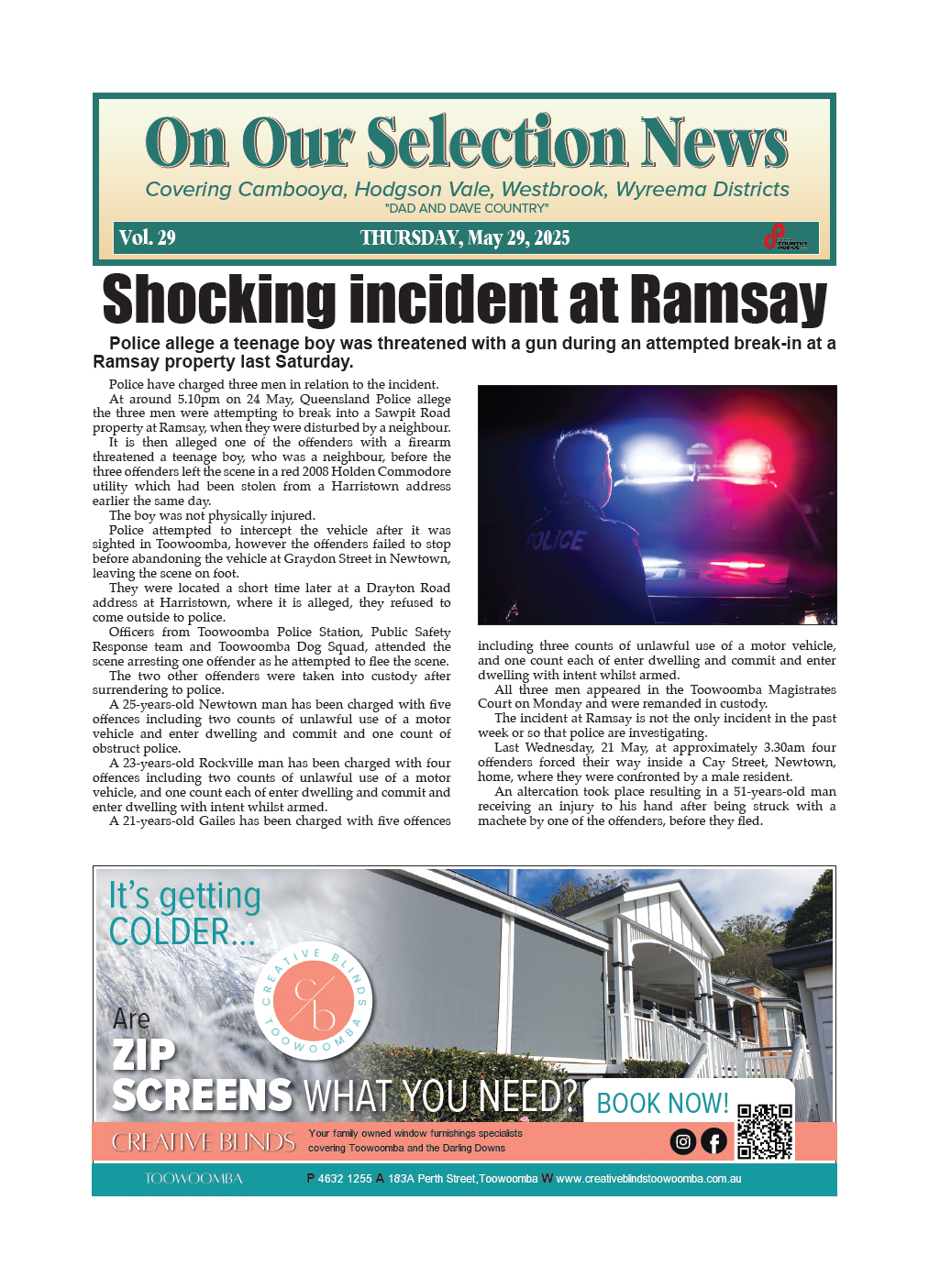 On Our Selection News 29 May 2025