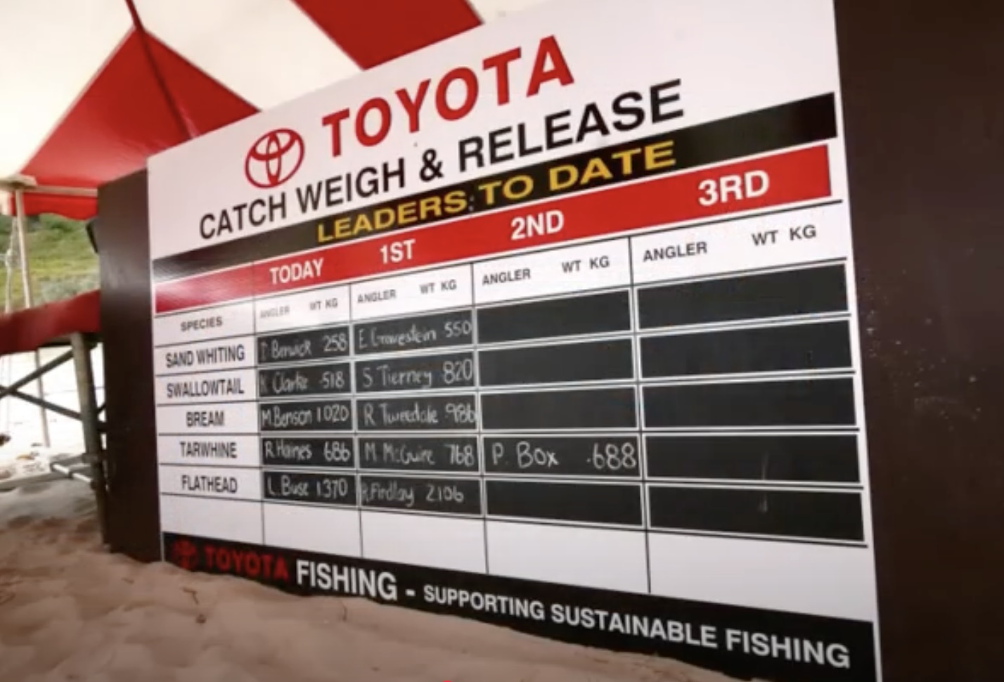 Catch weight and release