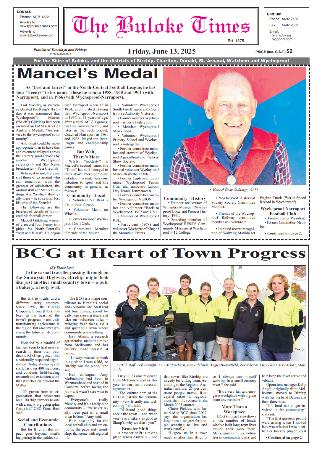 The Buloke Times 13 June 2025