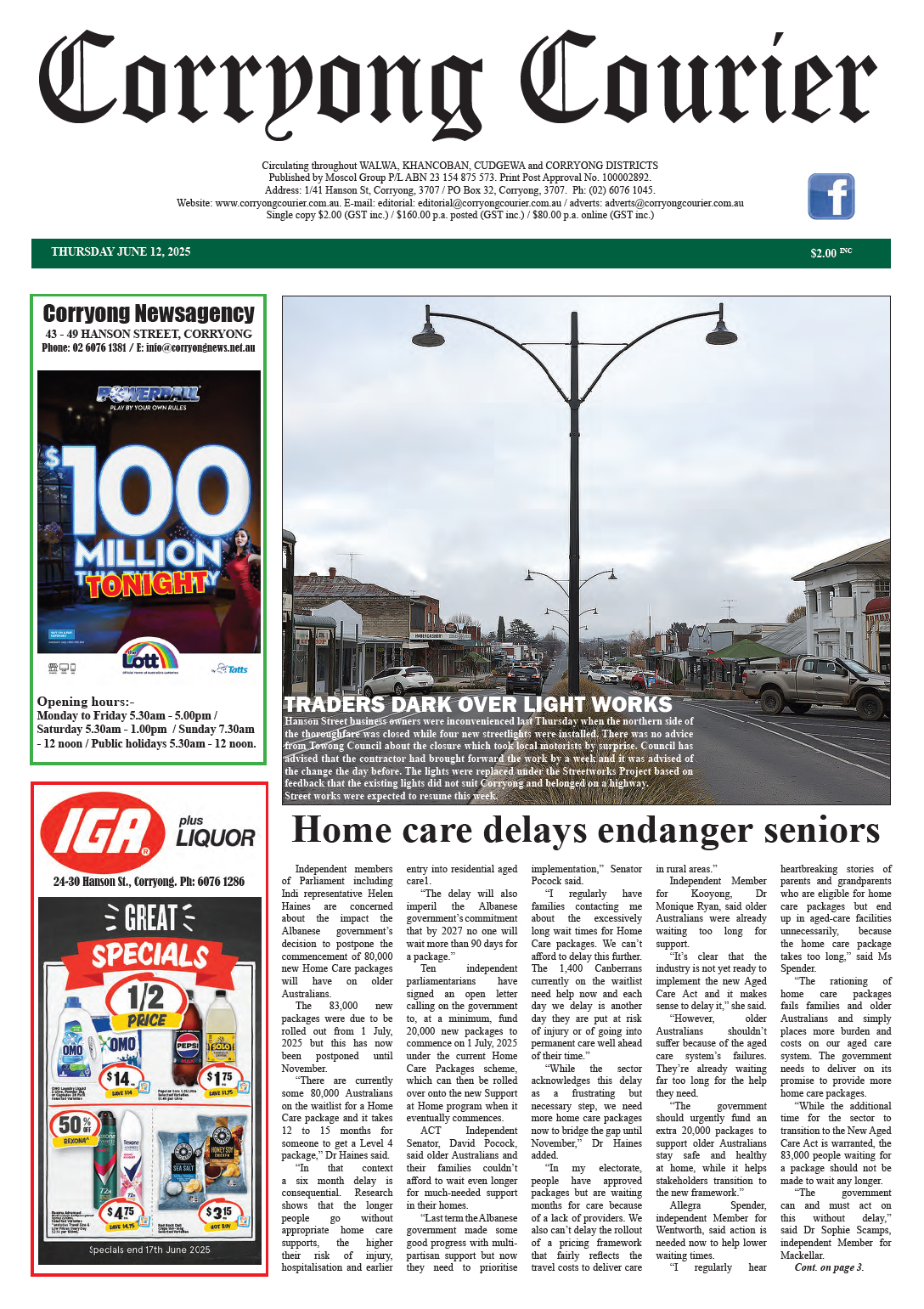 Corryong Courier 12 June 2025