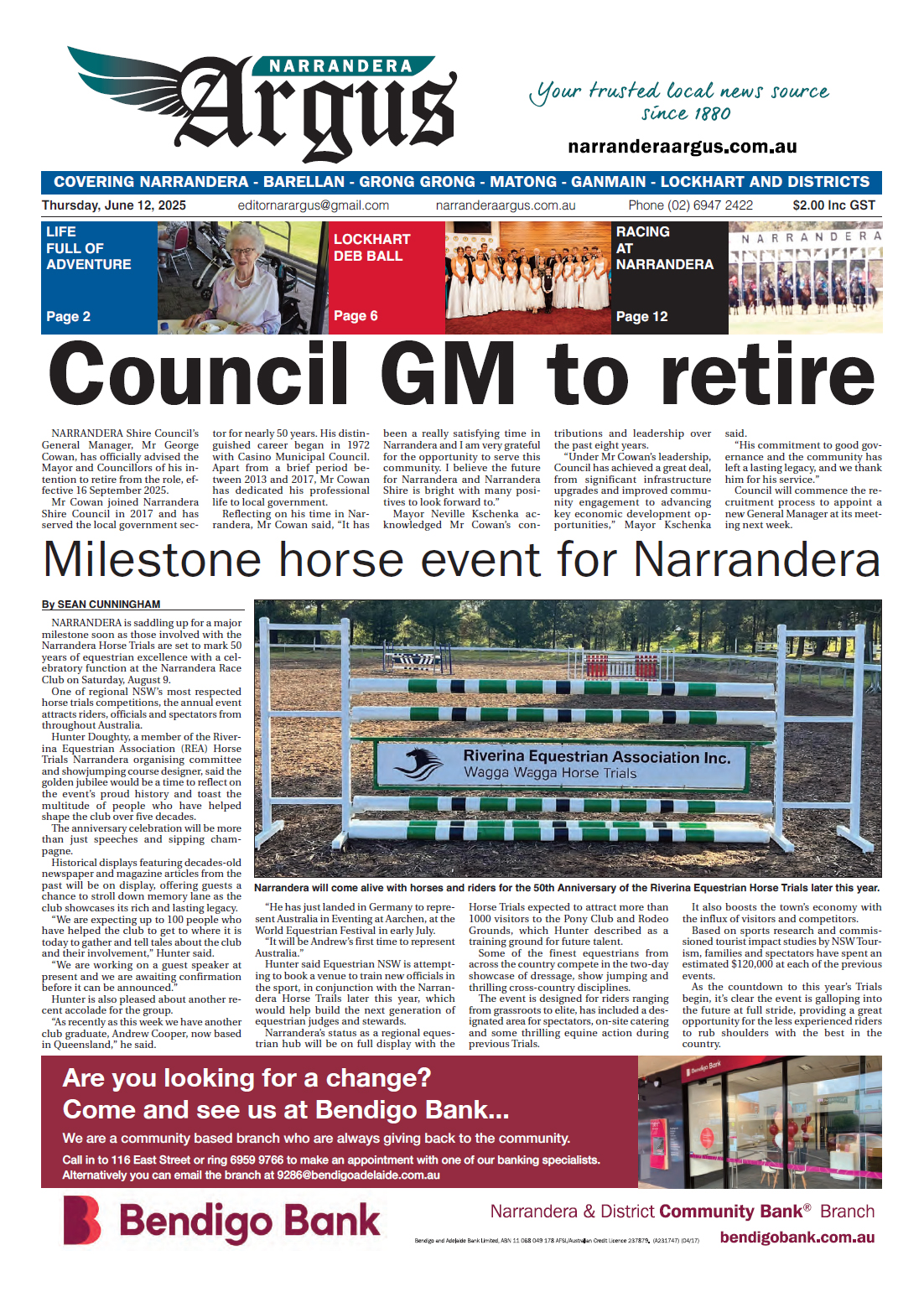 Narrandera Argus 12 June 2025