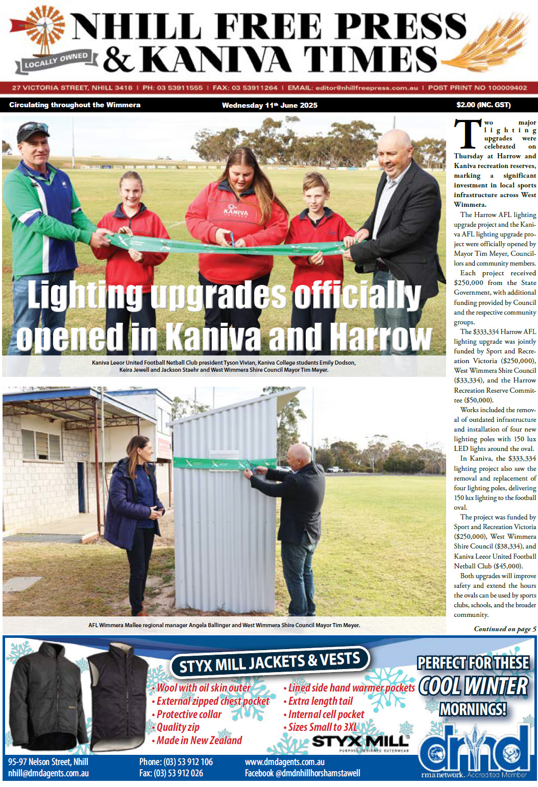Nhill Free Press & Kaniva Times 11 June 2025
