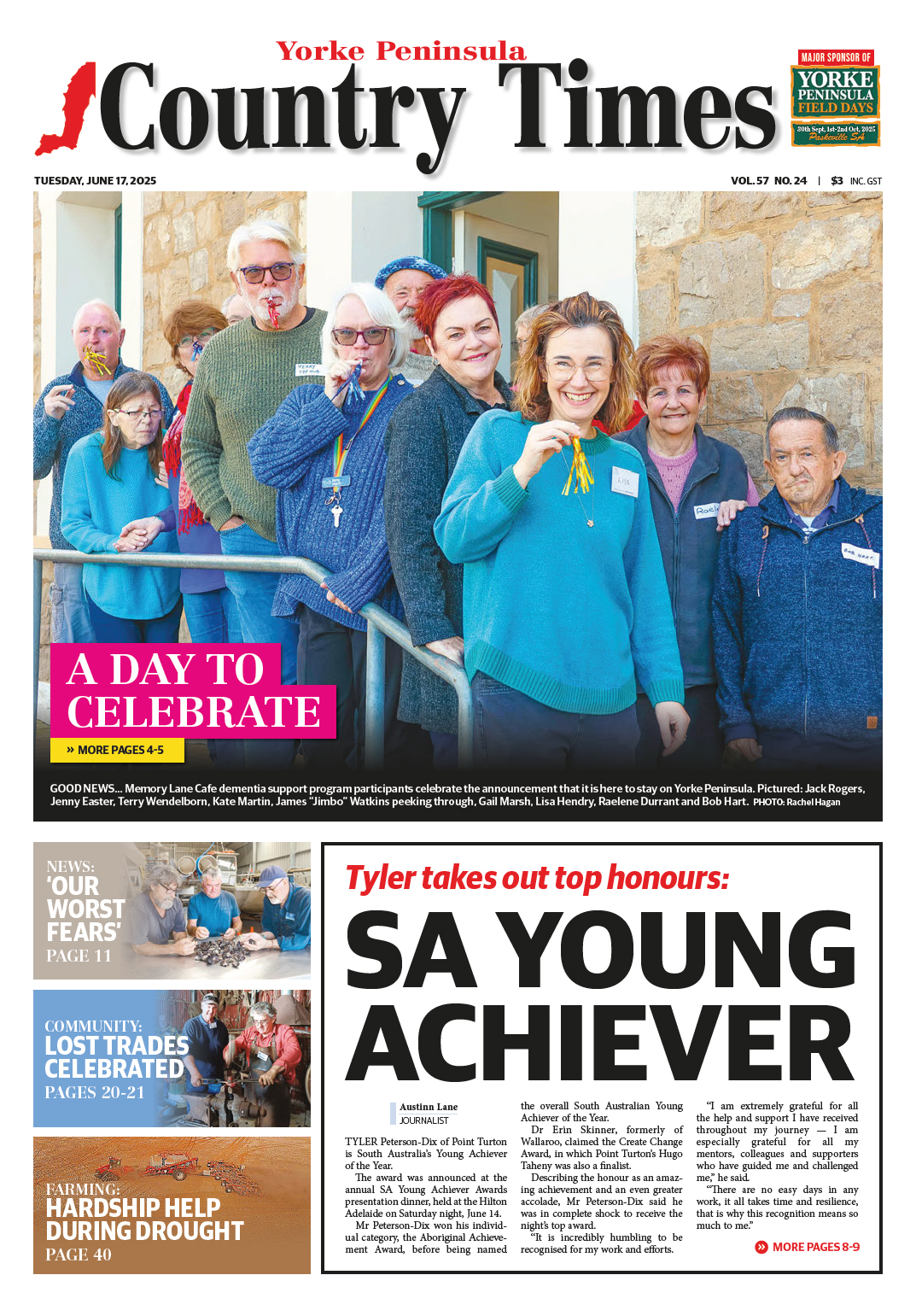Yorke Peninsula Country Times 17 June 2025