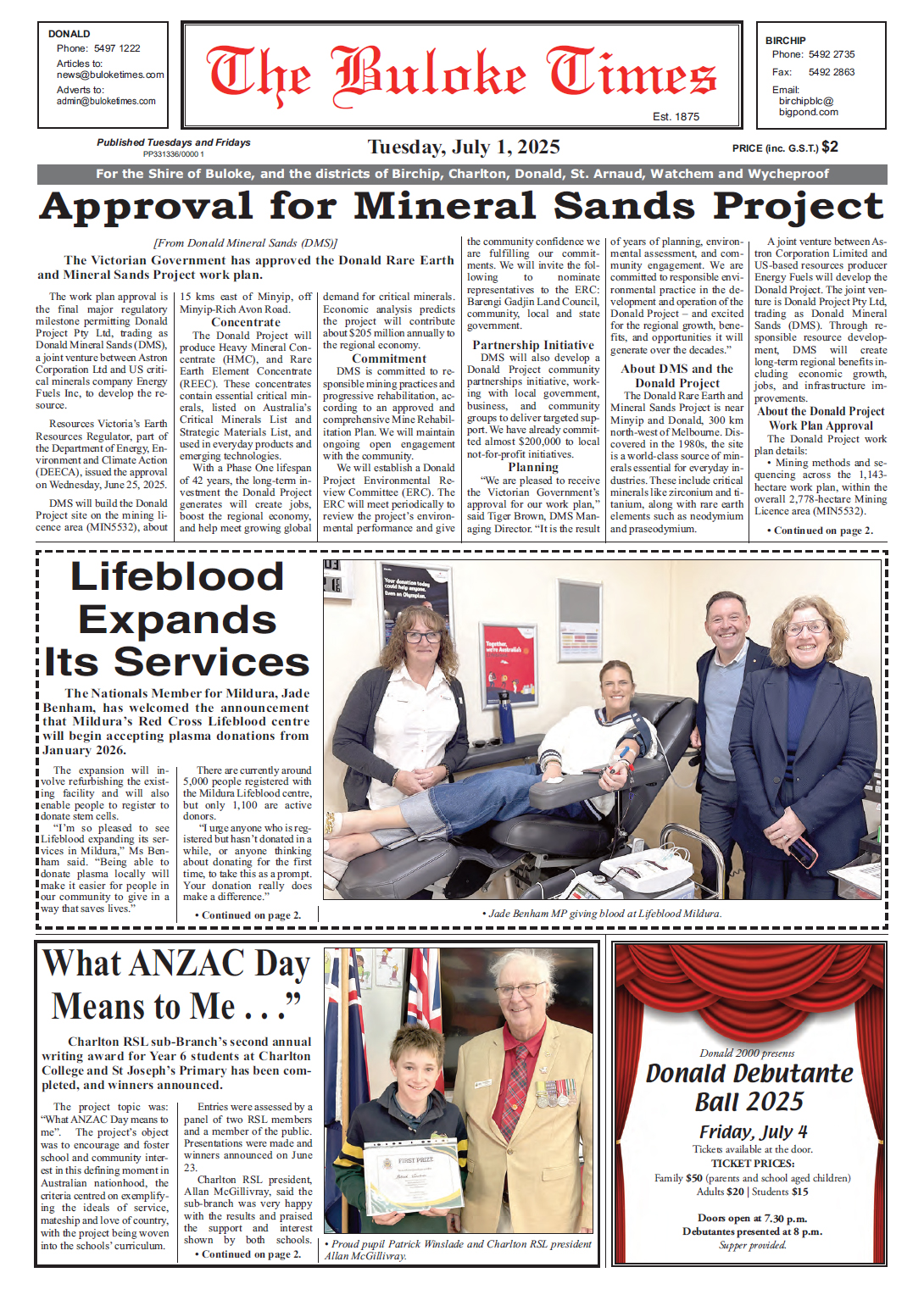The Buloke Times 1 July 2025