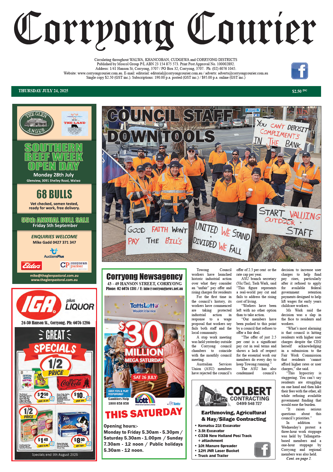 Corryong Courier 24 July 2025