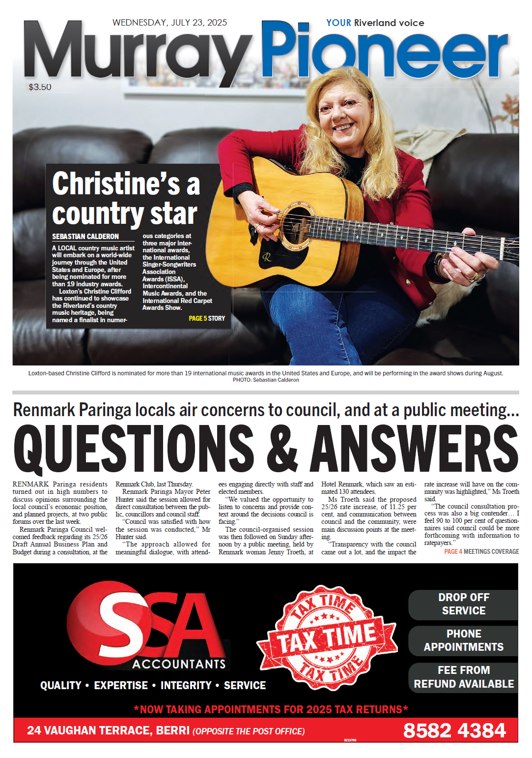 Murray Pioneer 23 July 2025