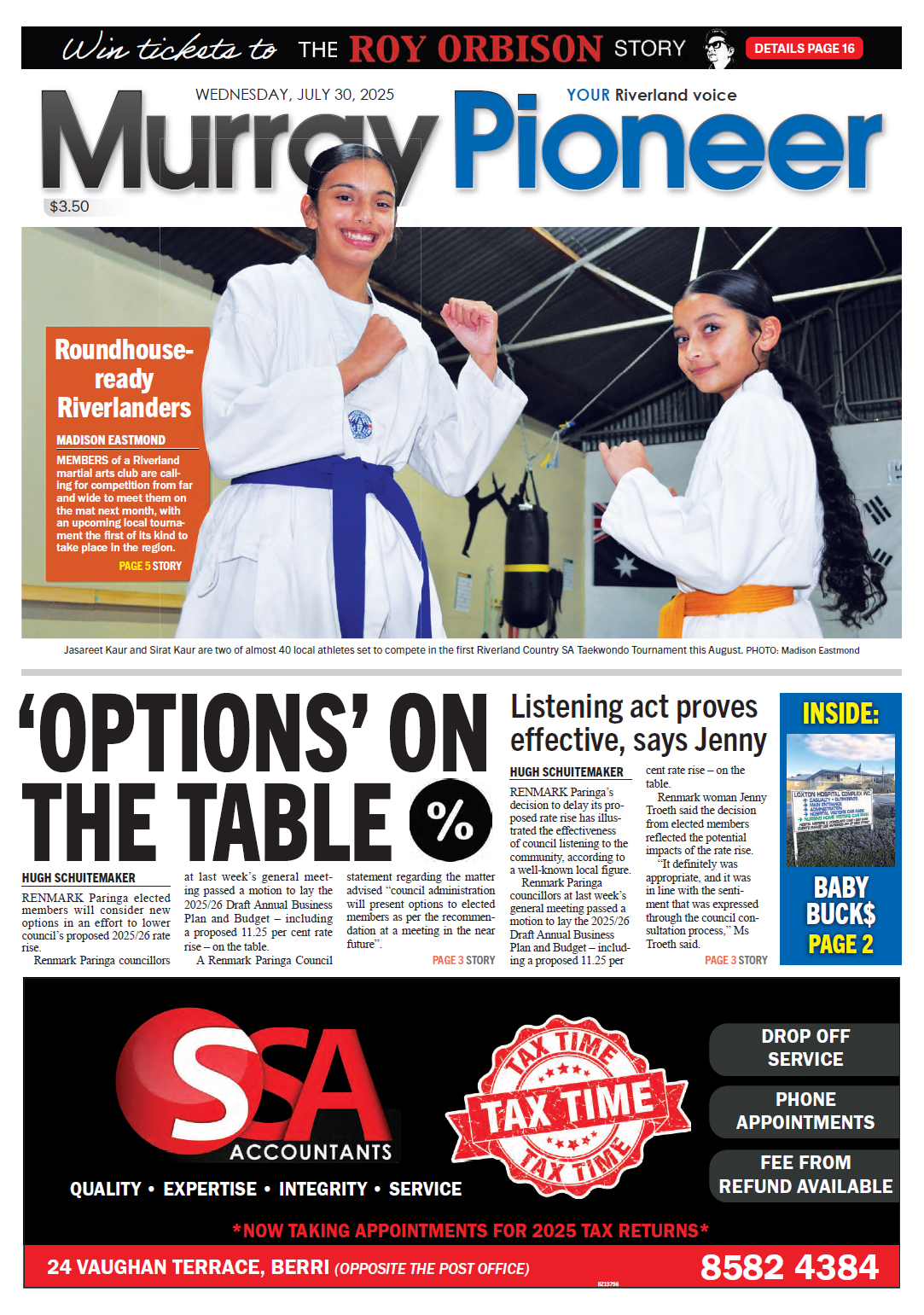 Murray Pioneer 30 July 2025