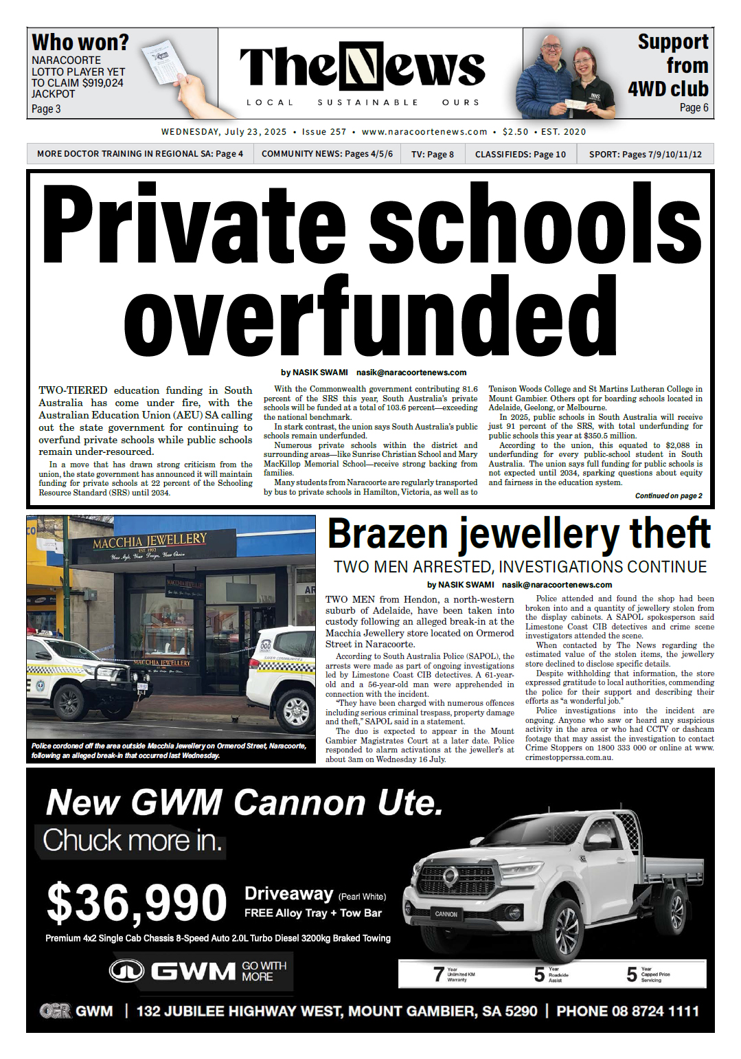 The Naracoorte News 23 July 2025