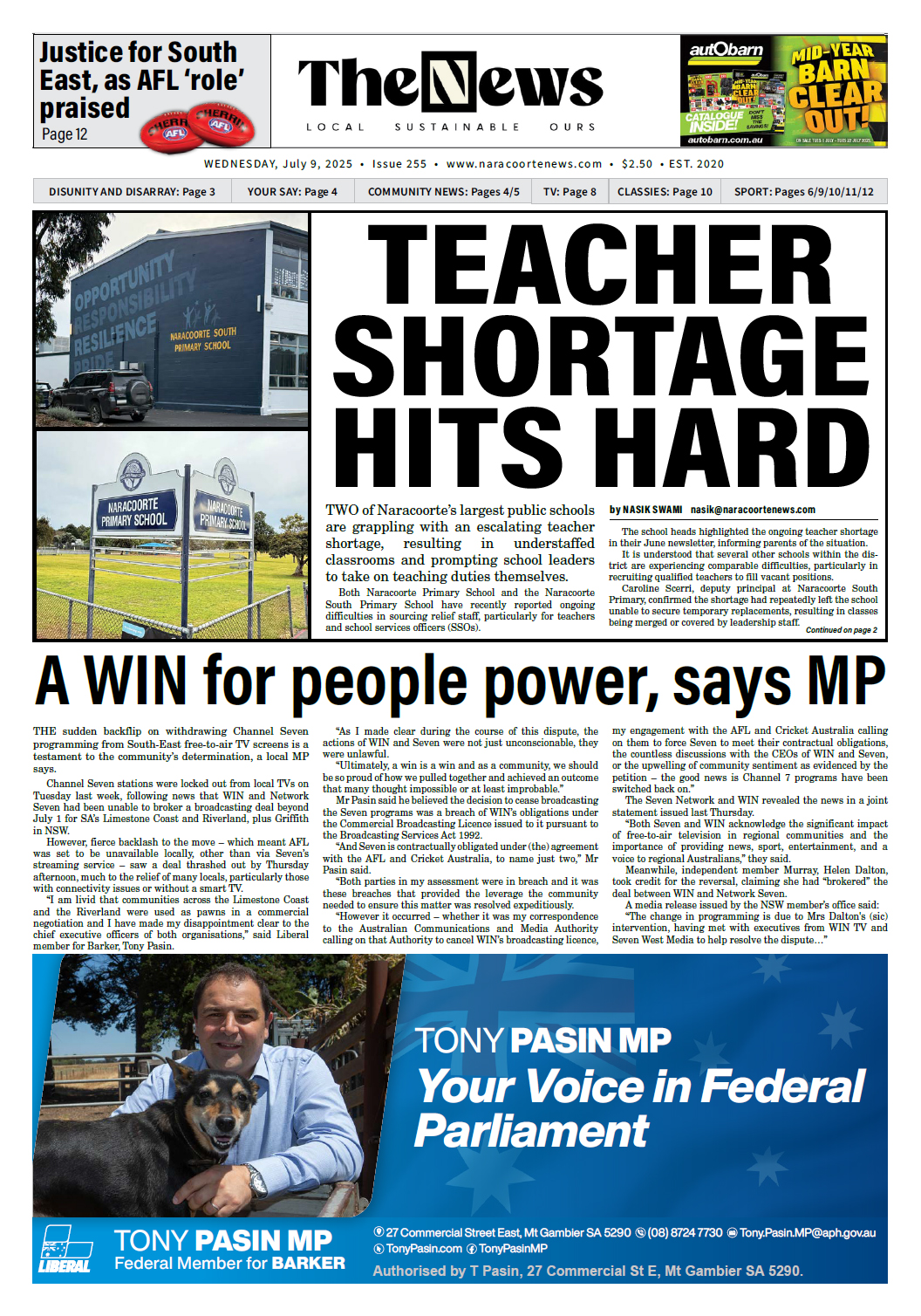 The Naracoorte News 9 July 2025