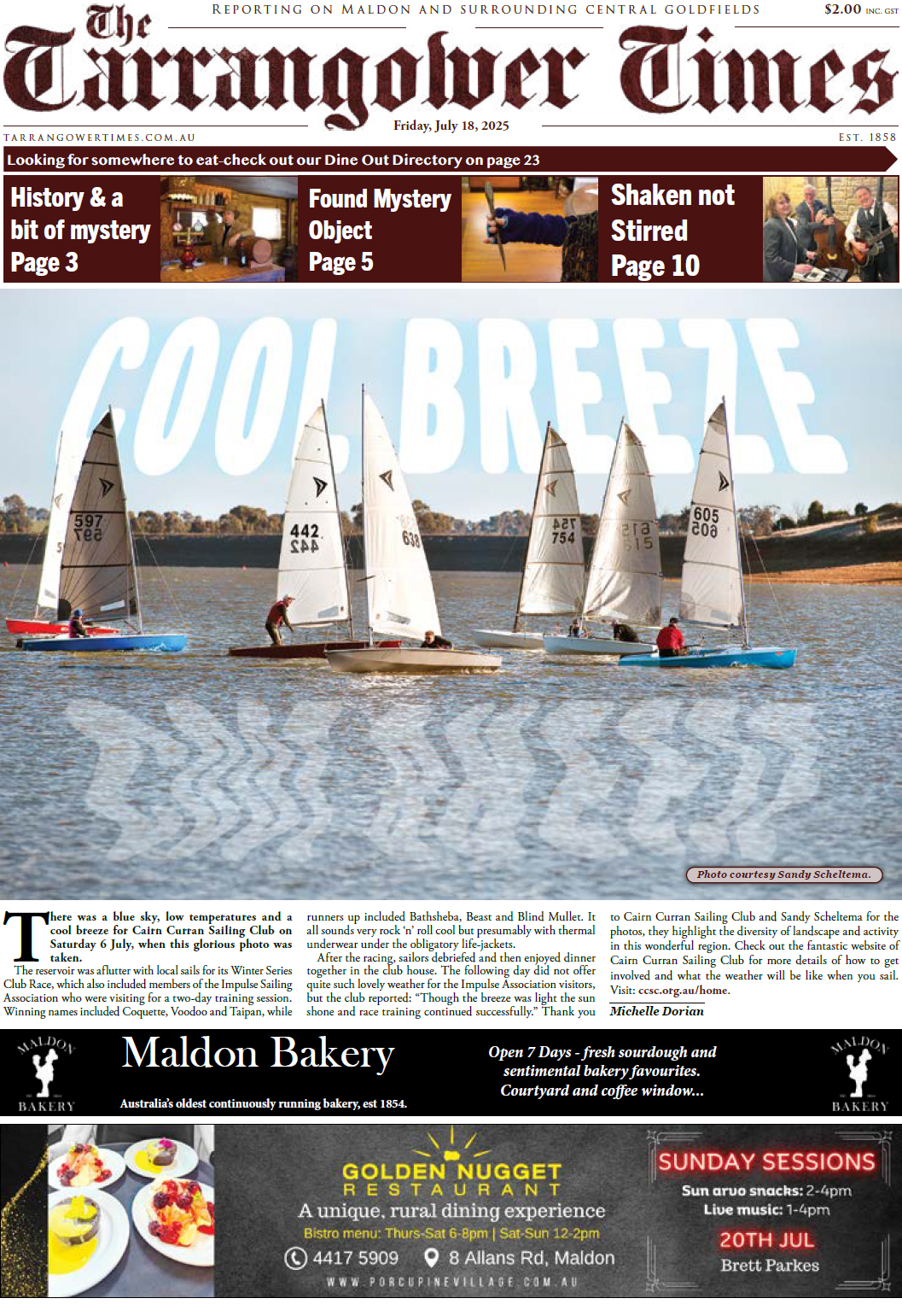 Tarrangower Times 18 July 2025