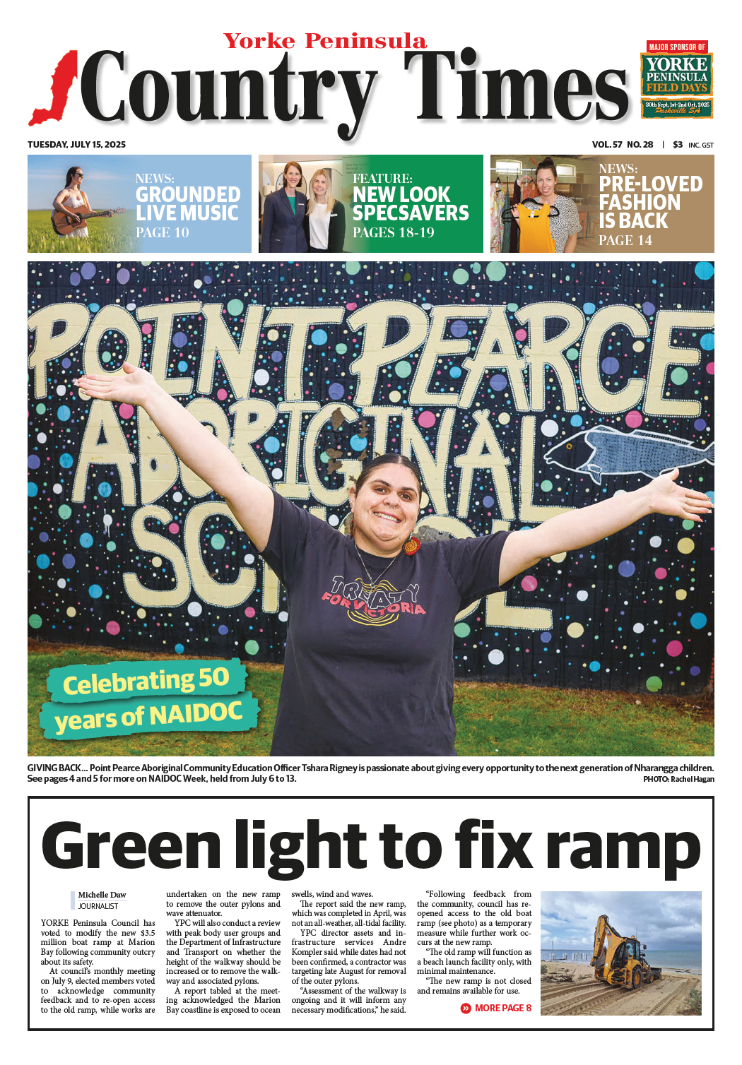 Yorke Peninsula Country Times 15 July 2025