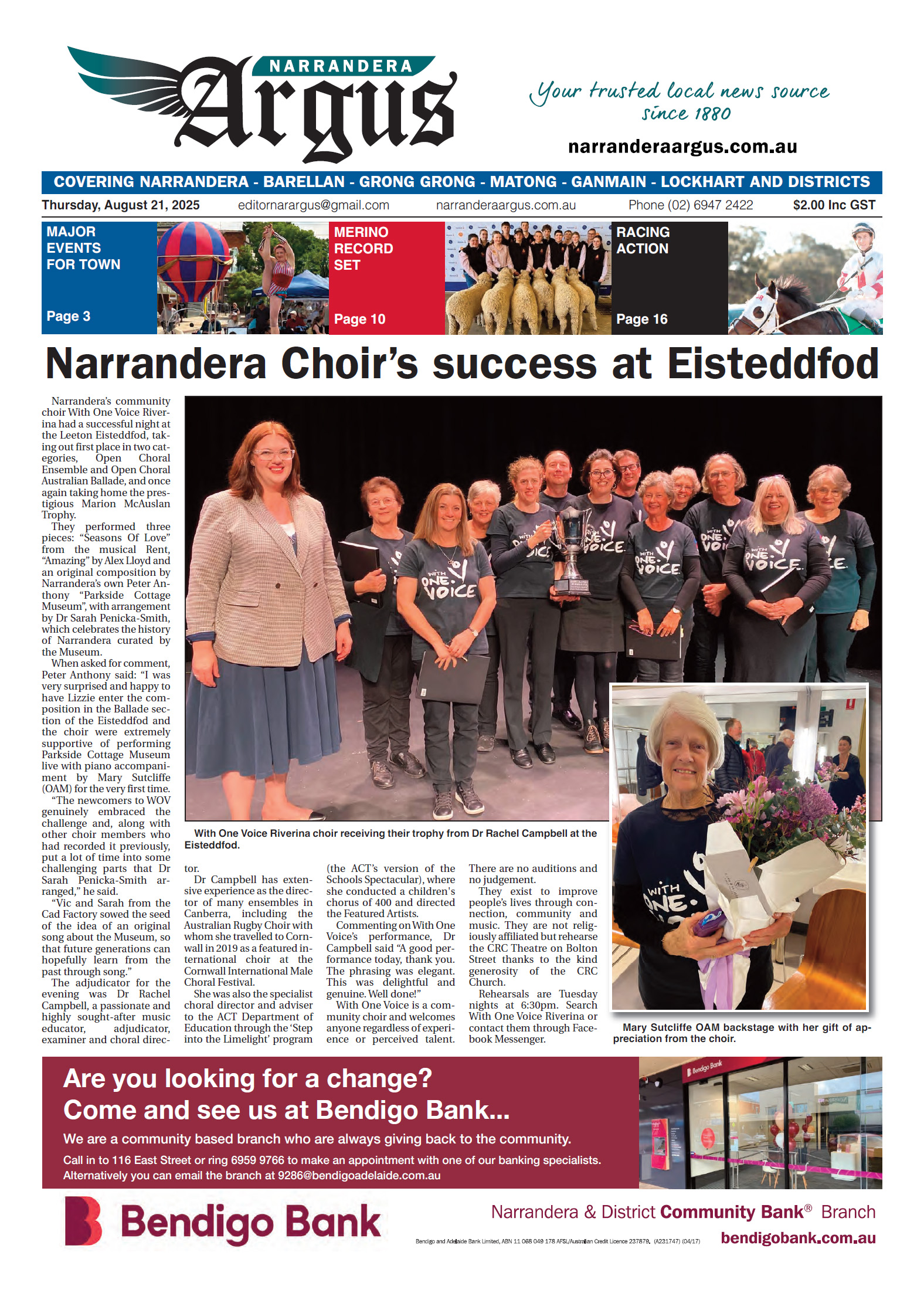 Narrandera Argus, 21 August 2025