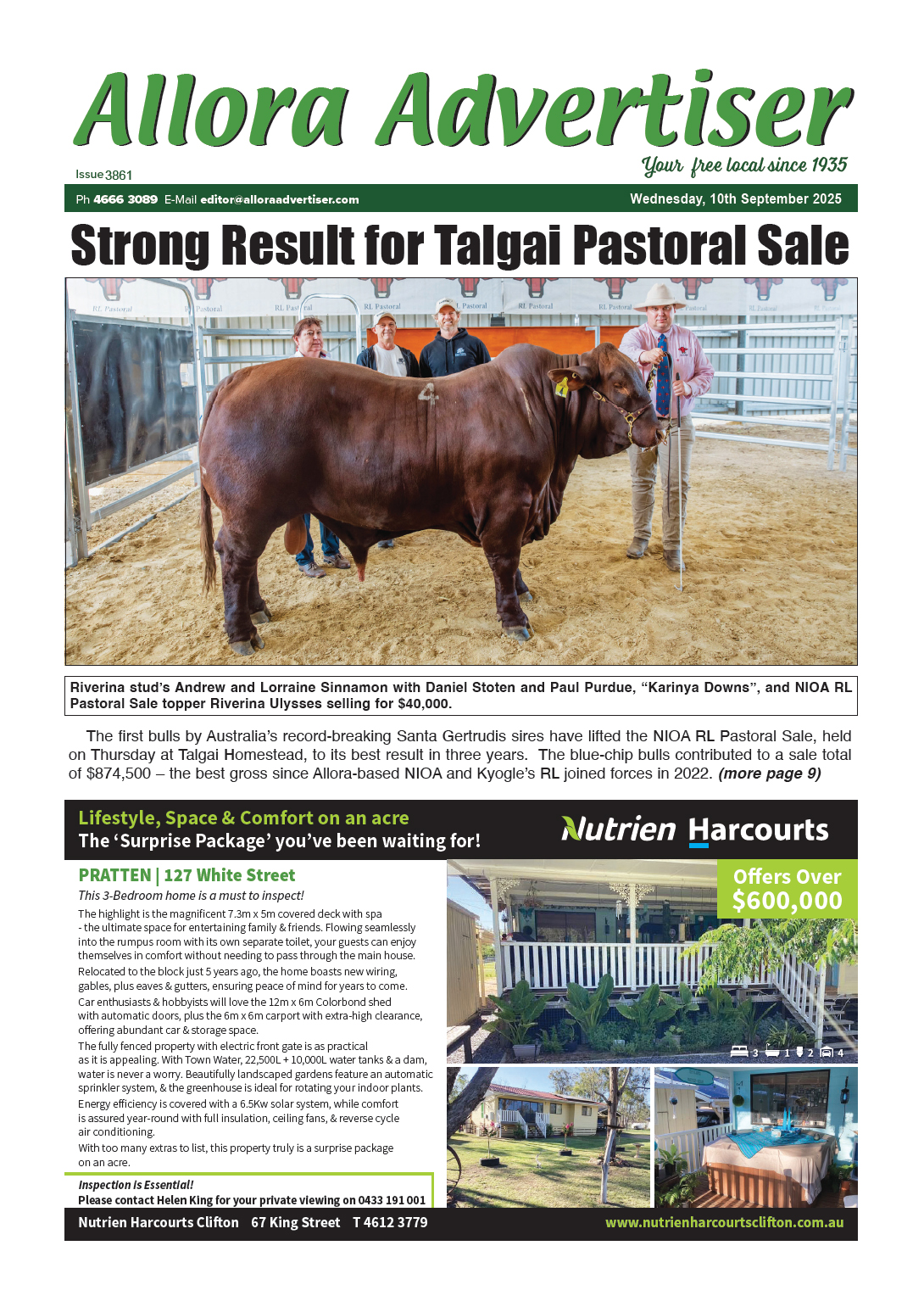 Allora Advertiser 10 September 2025