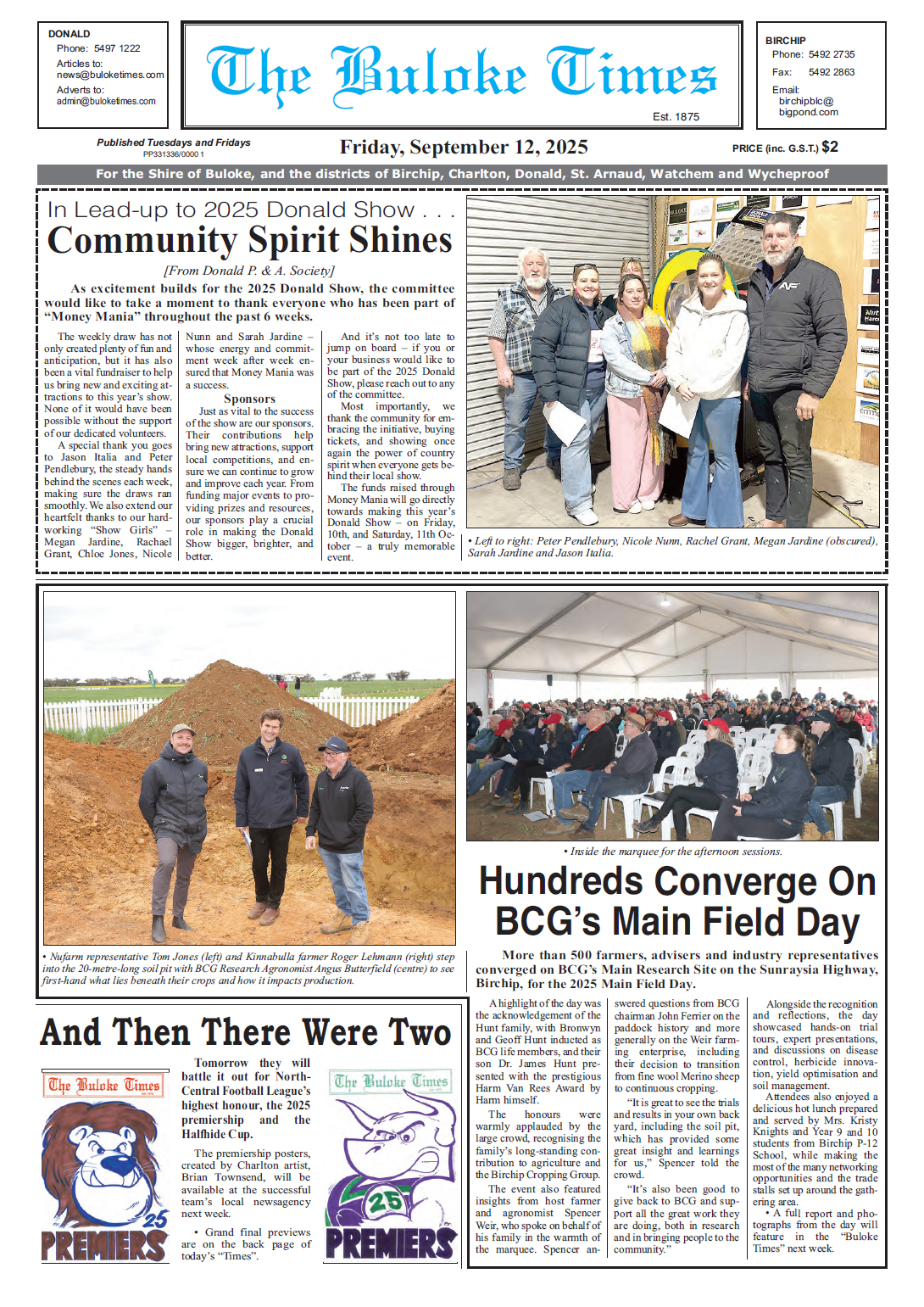 The Buloke Times 12 September 2025