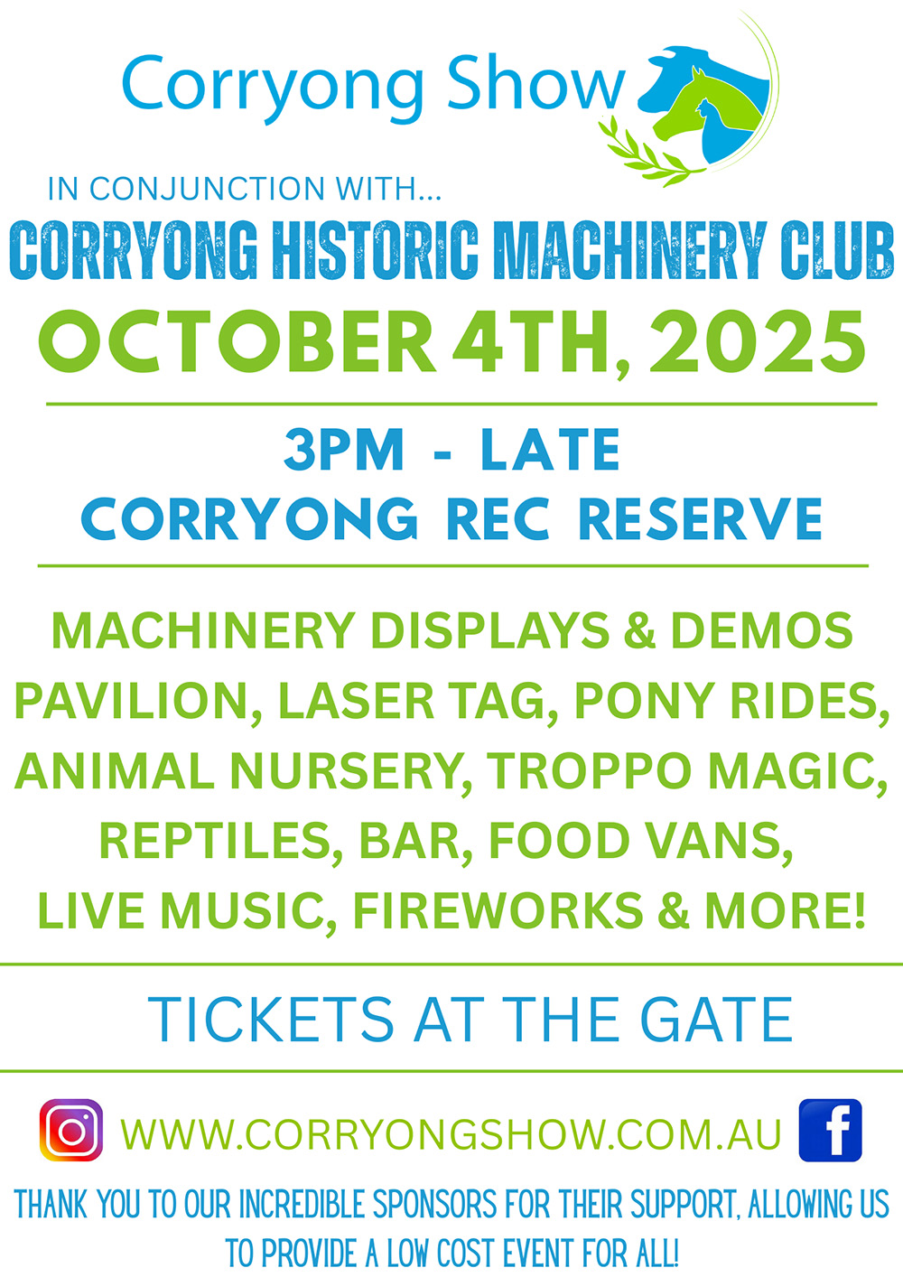 Corryong Show 2025
