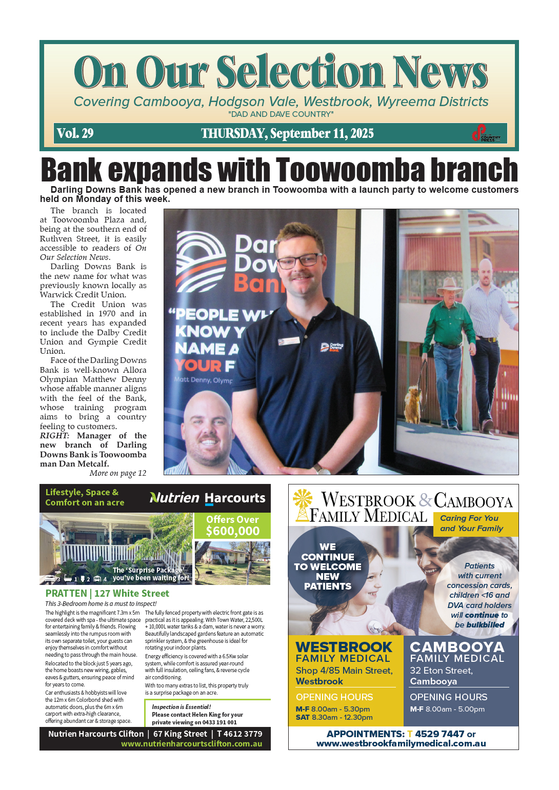 On Our Selection News 11 September 2025