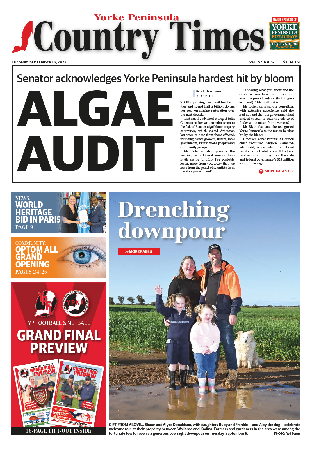 YPCT 16 September 2025