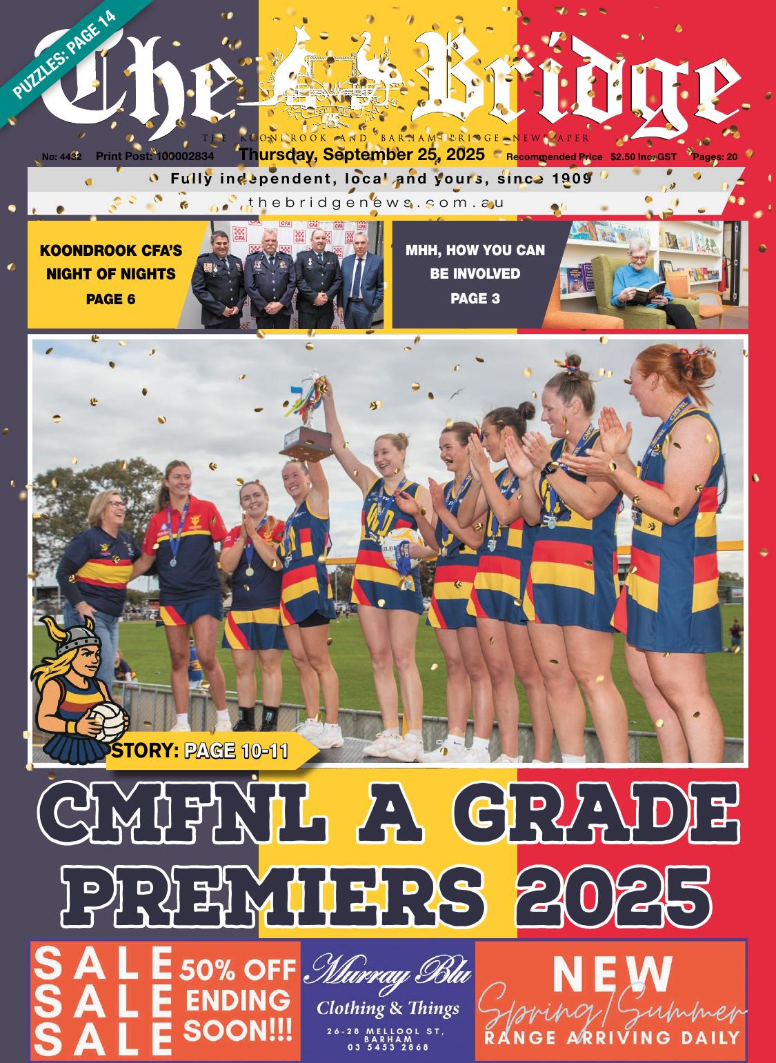 The Koondrook and Barham Bridge Newspaper, 25 September 2025