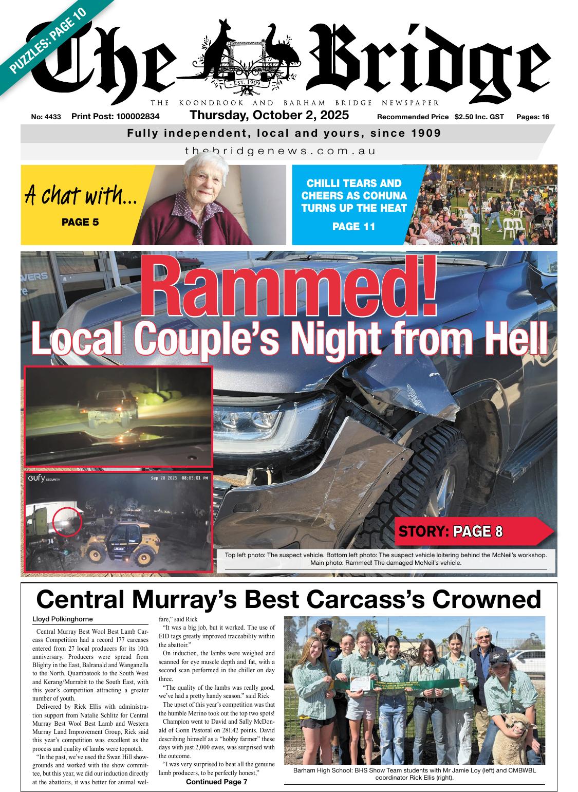 The Koondrook and Barham Bridge Newspaper, 2 October 2025