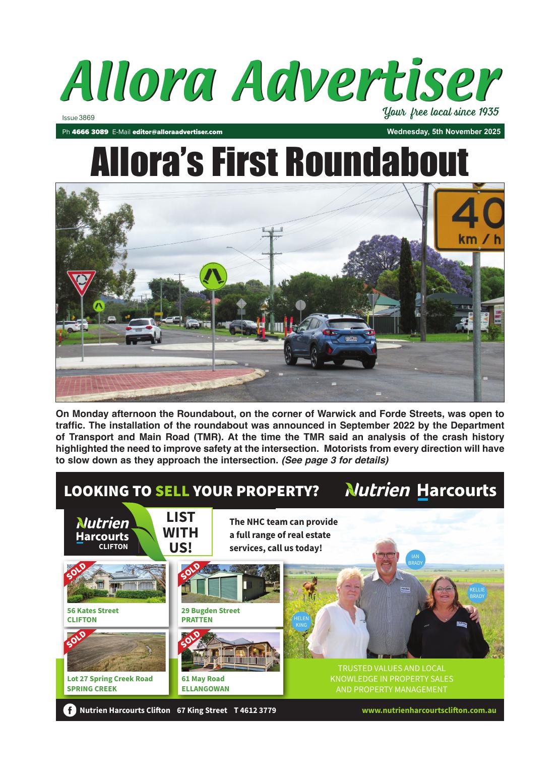 Allora Advertiser, 5 November 2025