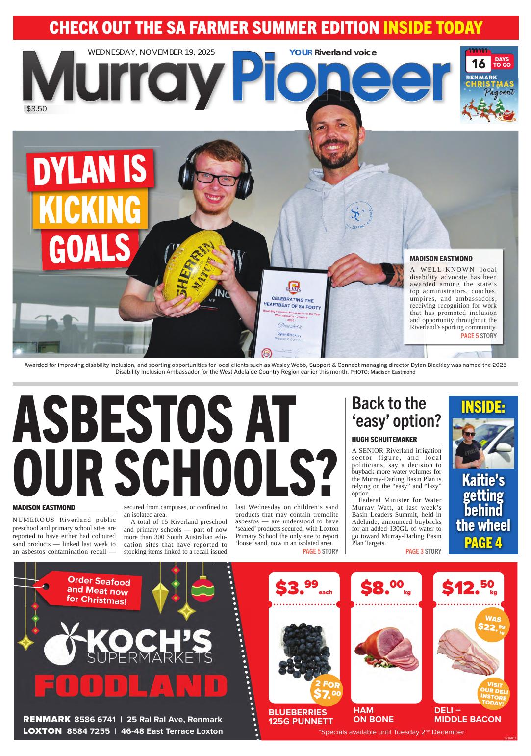 Murray Pioneer, 19 November 2025