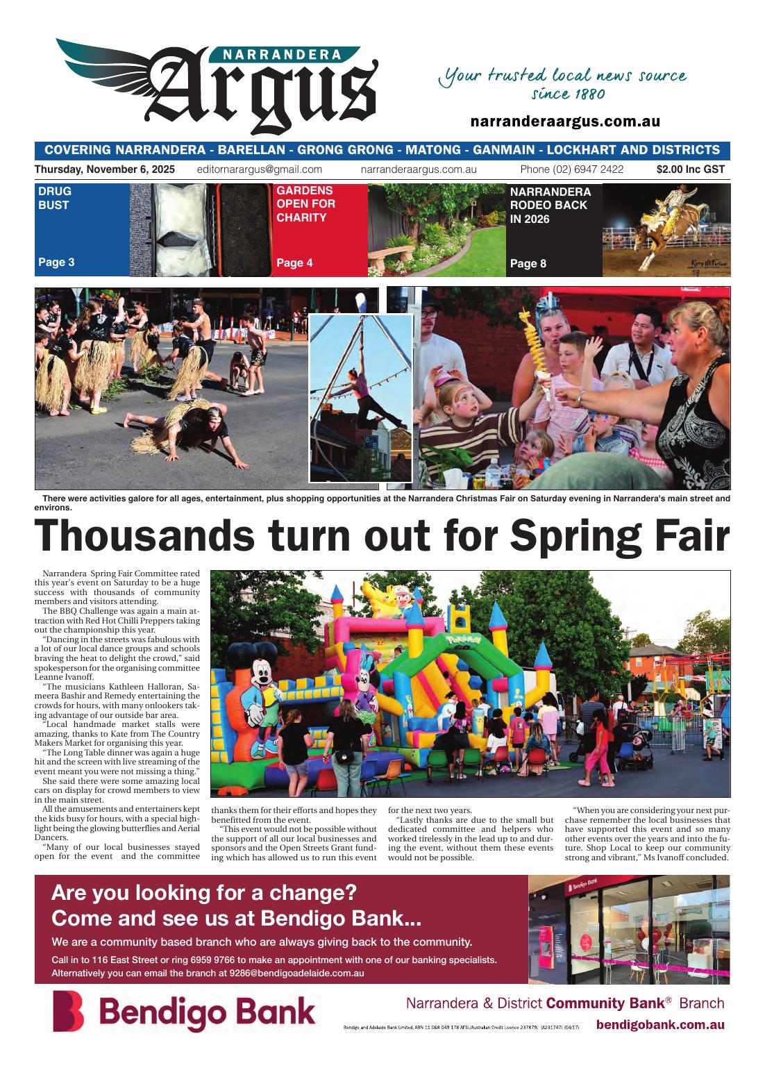 Narrandera Argus, 6 November 2025