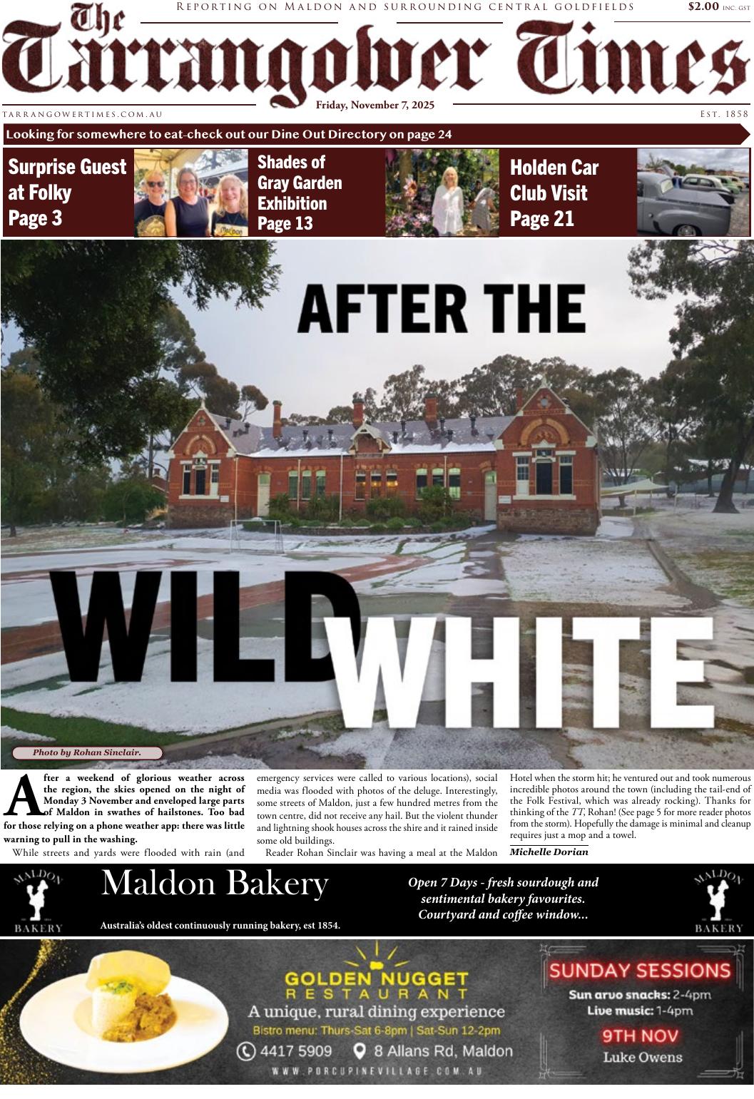 Tarrangower Times, 7 November 2025
