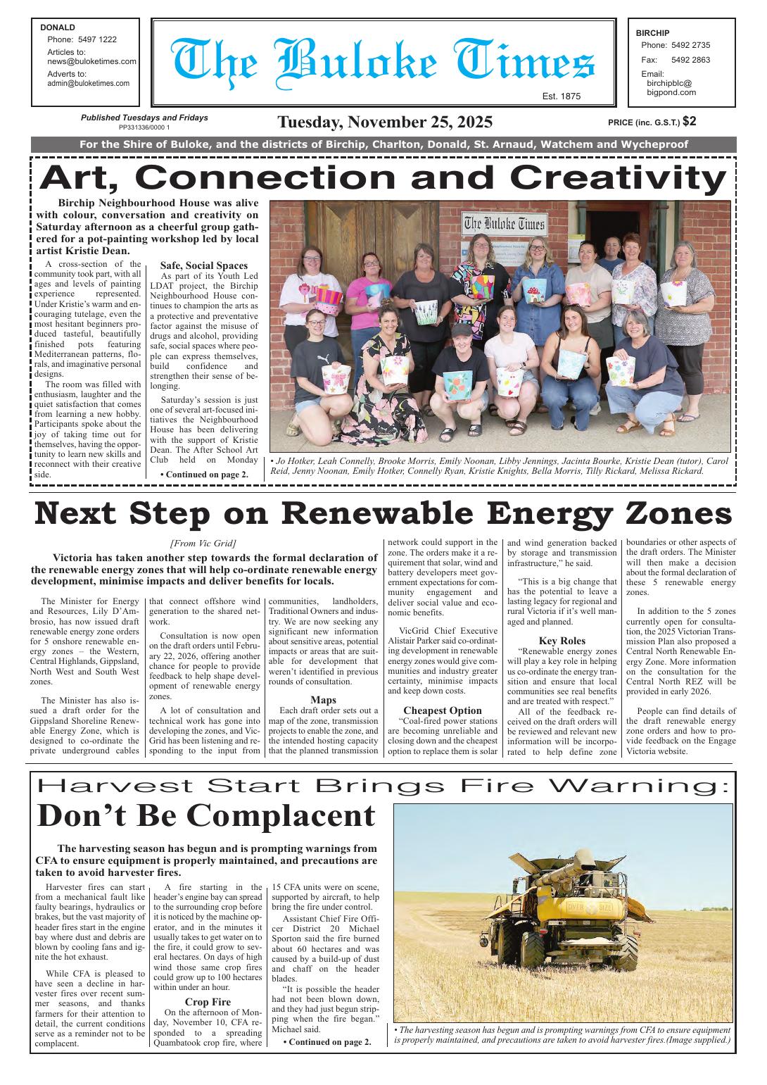 The Buloke Times, 25 November 2025