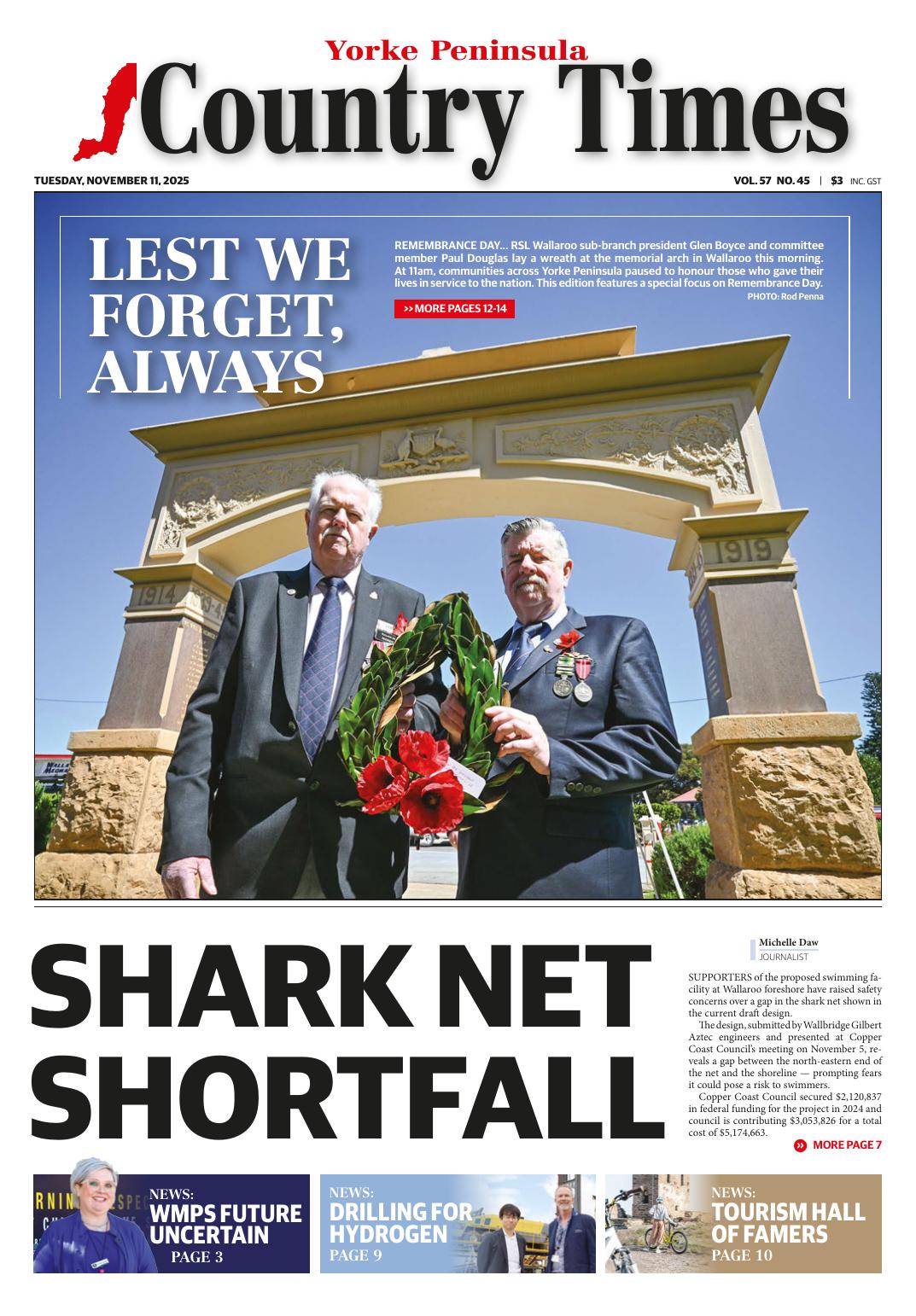 Yorke Peninsula Country Times 11 November 2025