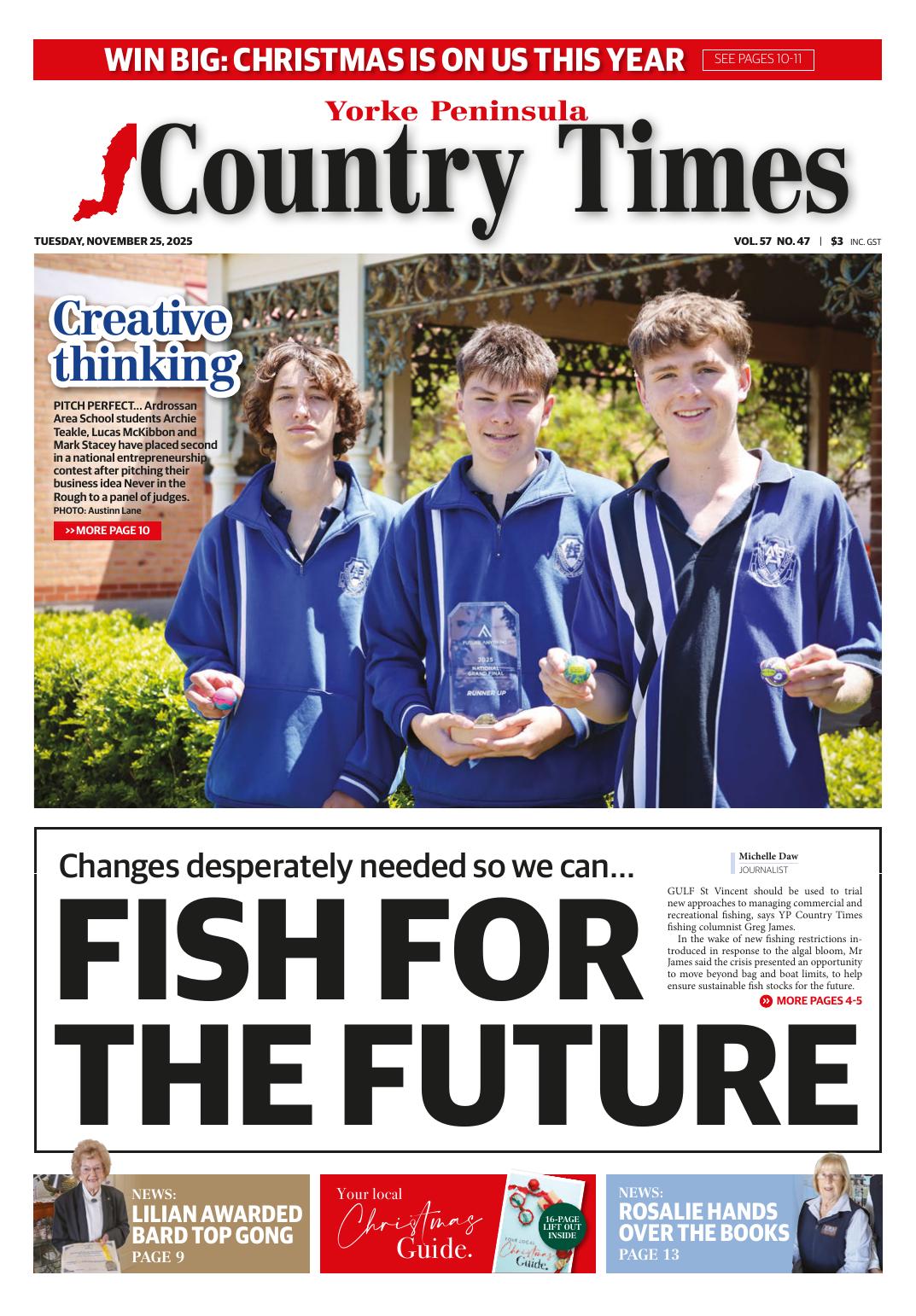 Yorke Peninsula Country Times 25 November 2025