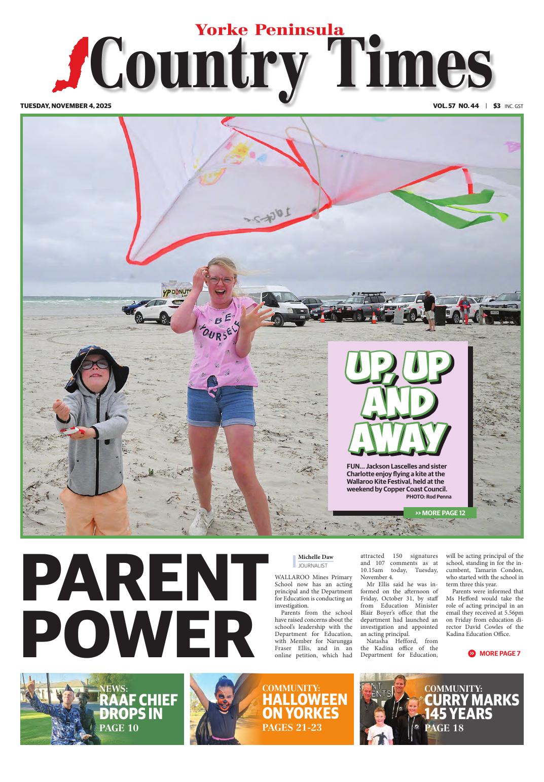 Yorke Peninsula Country Times, 4 November 2025