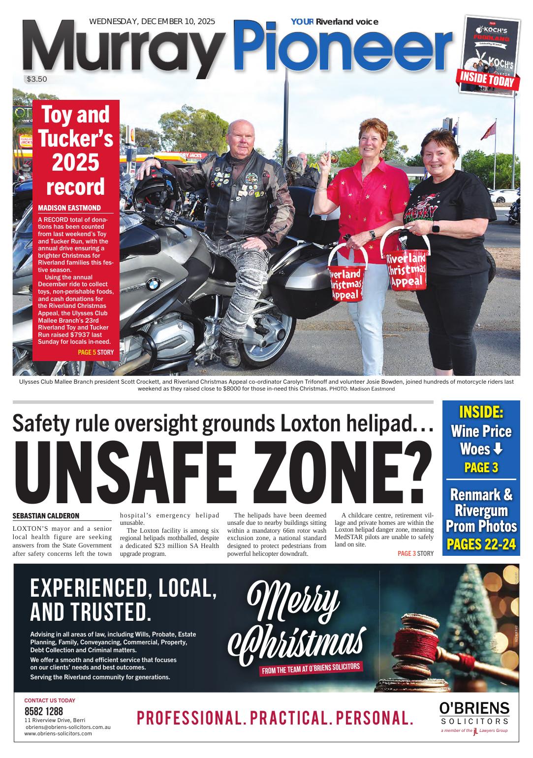 Murray Pioneer, 10 December 2025