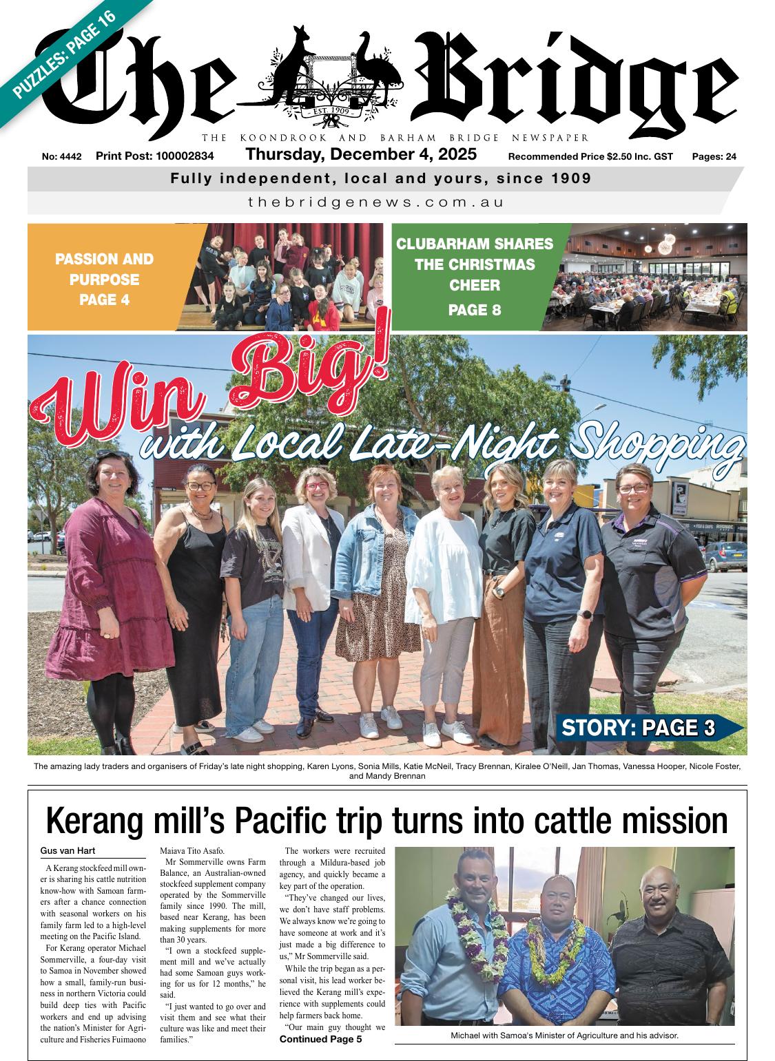 The Koondrook and Barham Bridge Newspaper, 4 December 2025