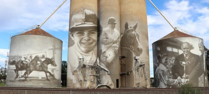 Birchip Silo Art Reaches the Finish Post