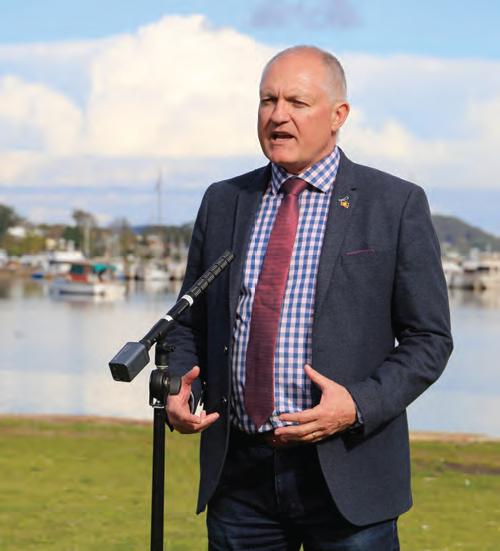 David Harris speaking to CCN on the Central Coast