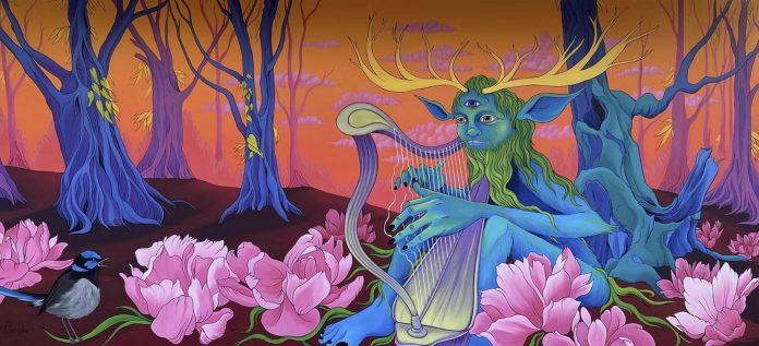RochyMural2025A3.26 Guardian of Harmony by Kristina Greenwood